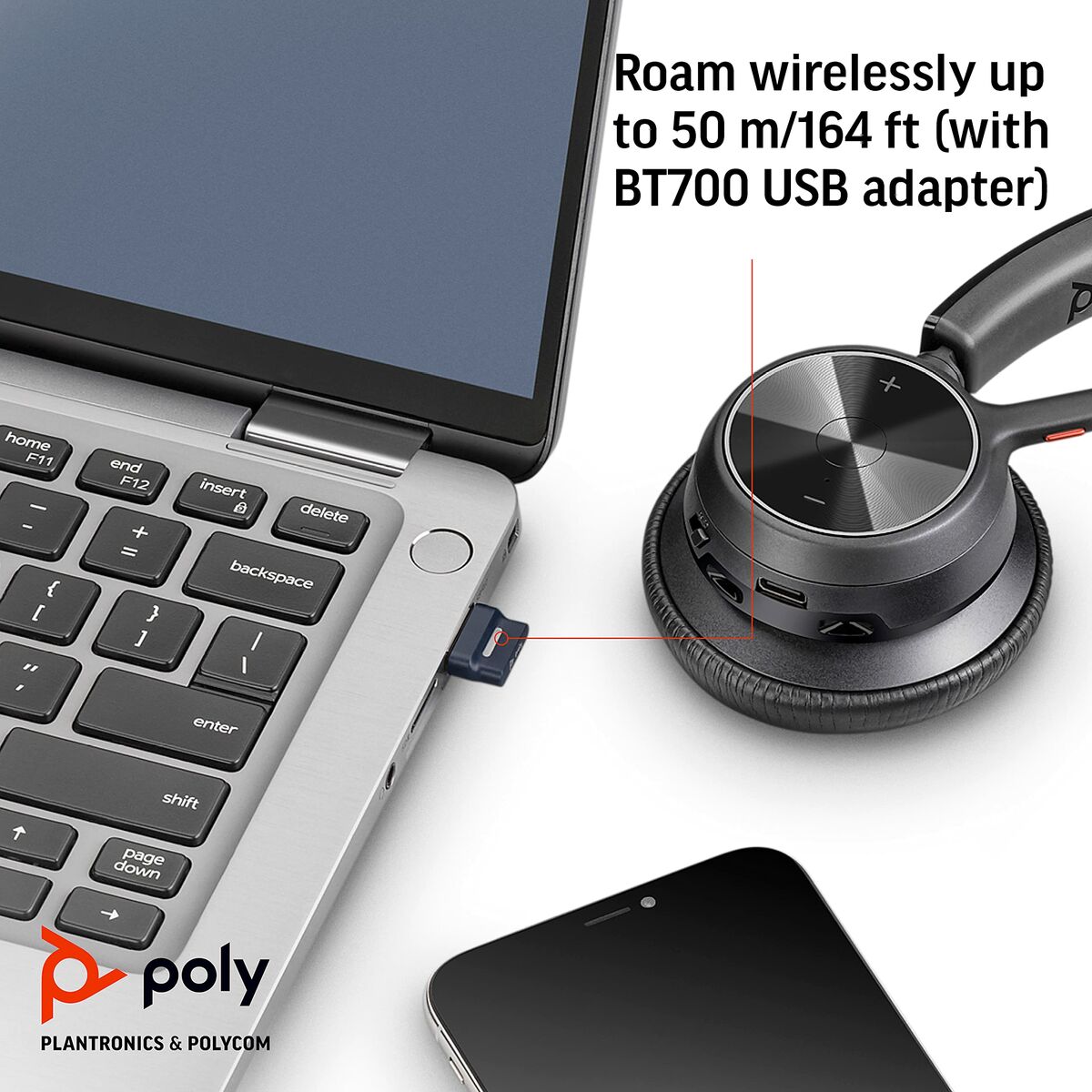 Picture of Headphones Poly 77Y92AA Black