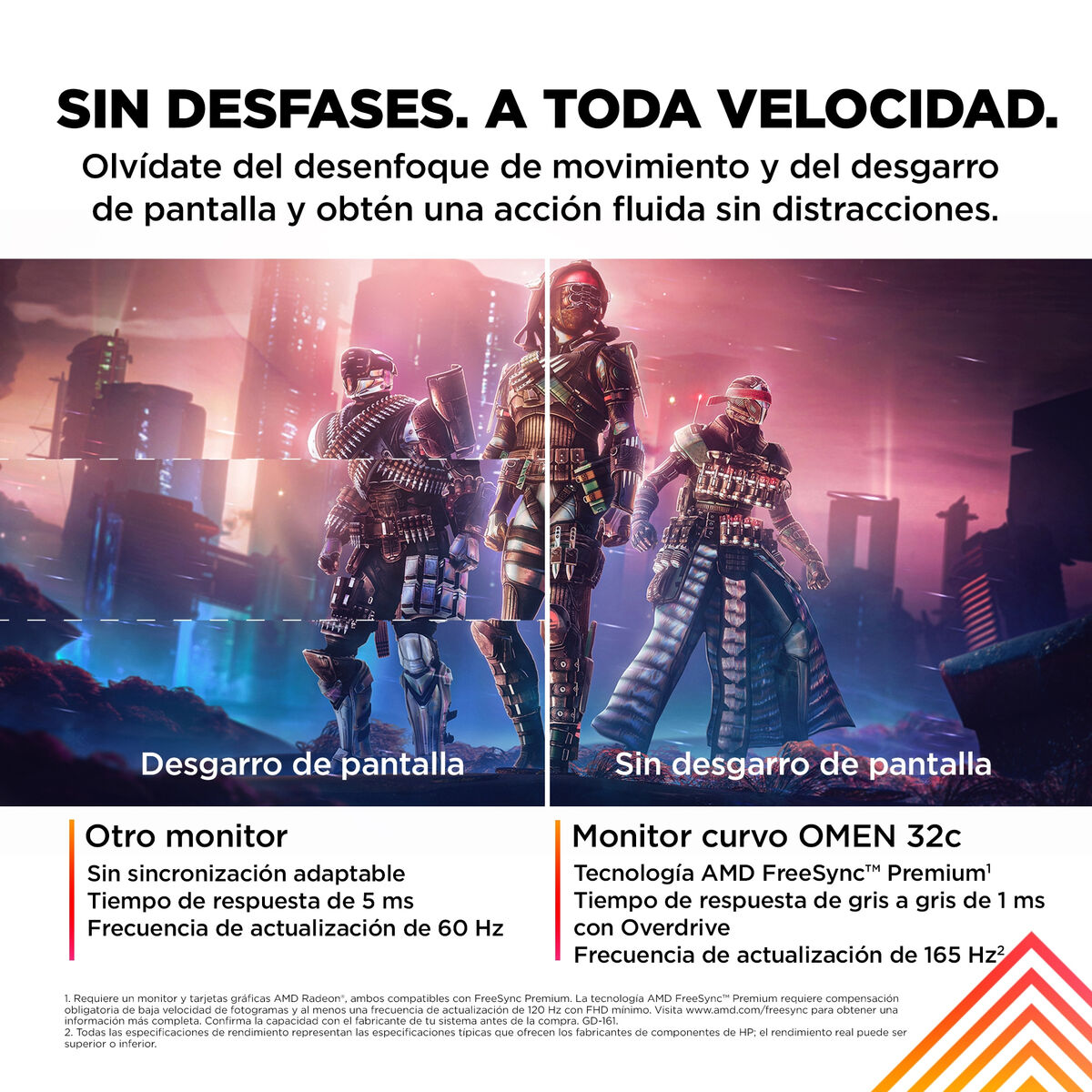 Picture of Gaming Monitor HP 780K6E9#ABB Quad HD 32"