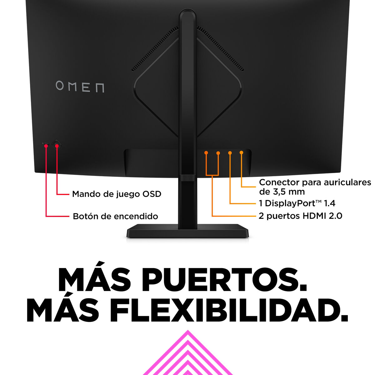 Picture of Gaming Monitor HP 780K6E9#ABB Quad HD 32"