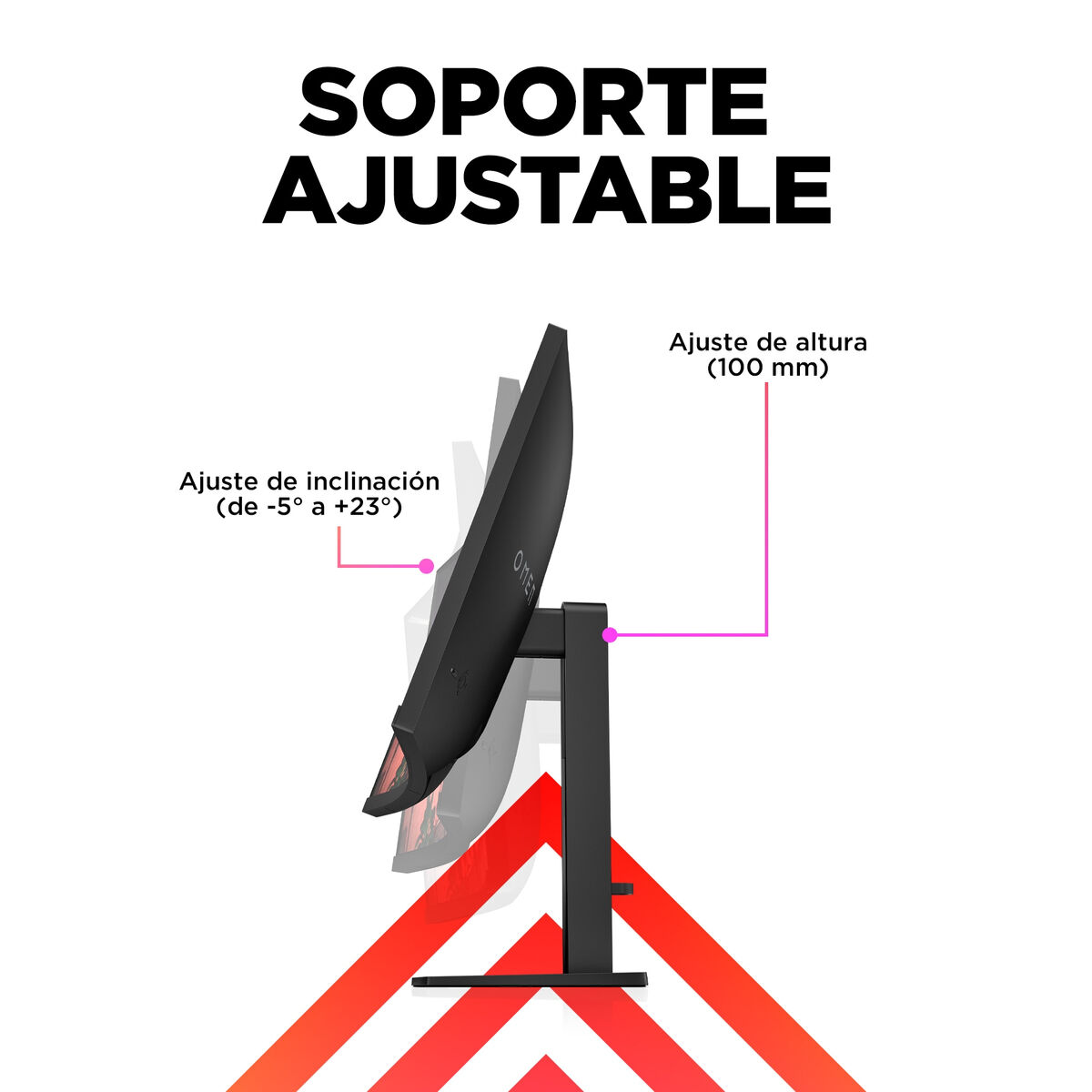 Picture of Gaming Monitor HP 780K6E9#ABB Quad HD 32"