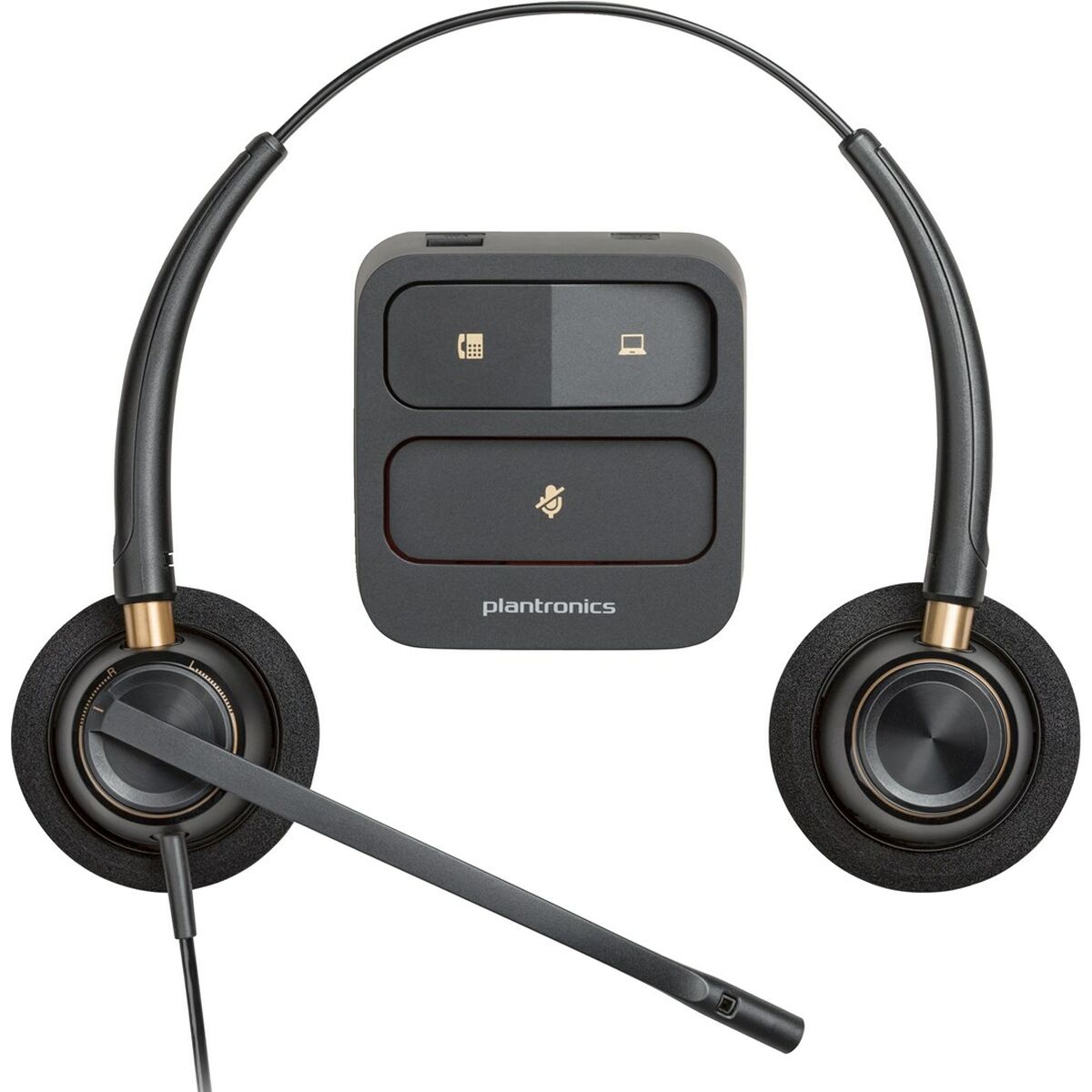 Afbeeldingen van Headphones with Microphone Poly 783P7AA#ABB Black