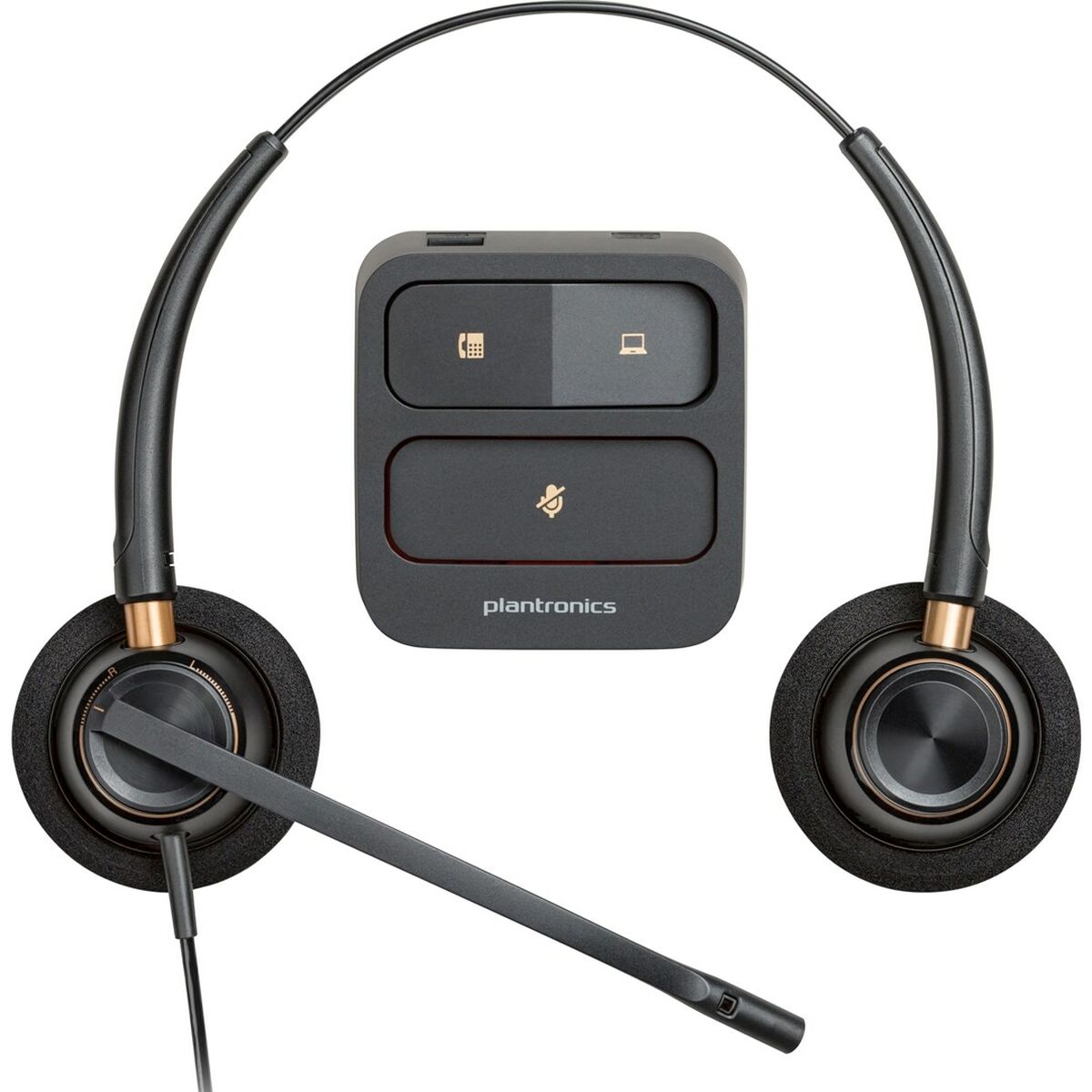 Afbeeldingen van Headphones with Microphone Poly 783P7AA#ABB Black