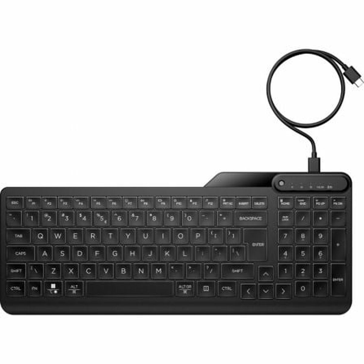 Afbeeldingen van Keyboard and Mouse HP 7N7C1AA Black Qwerty US Spanish Qwerty
