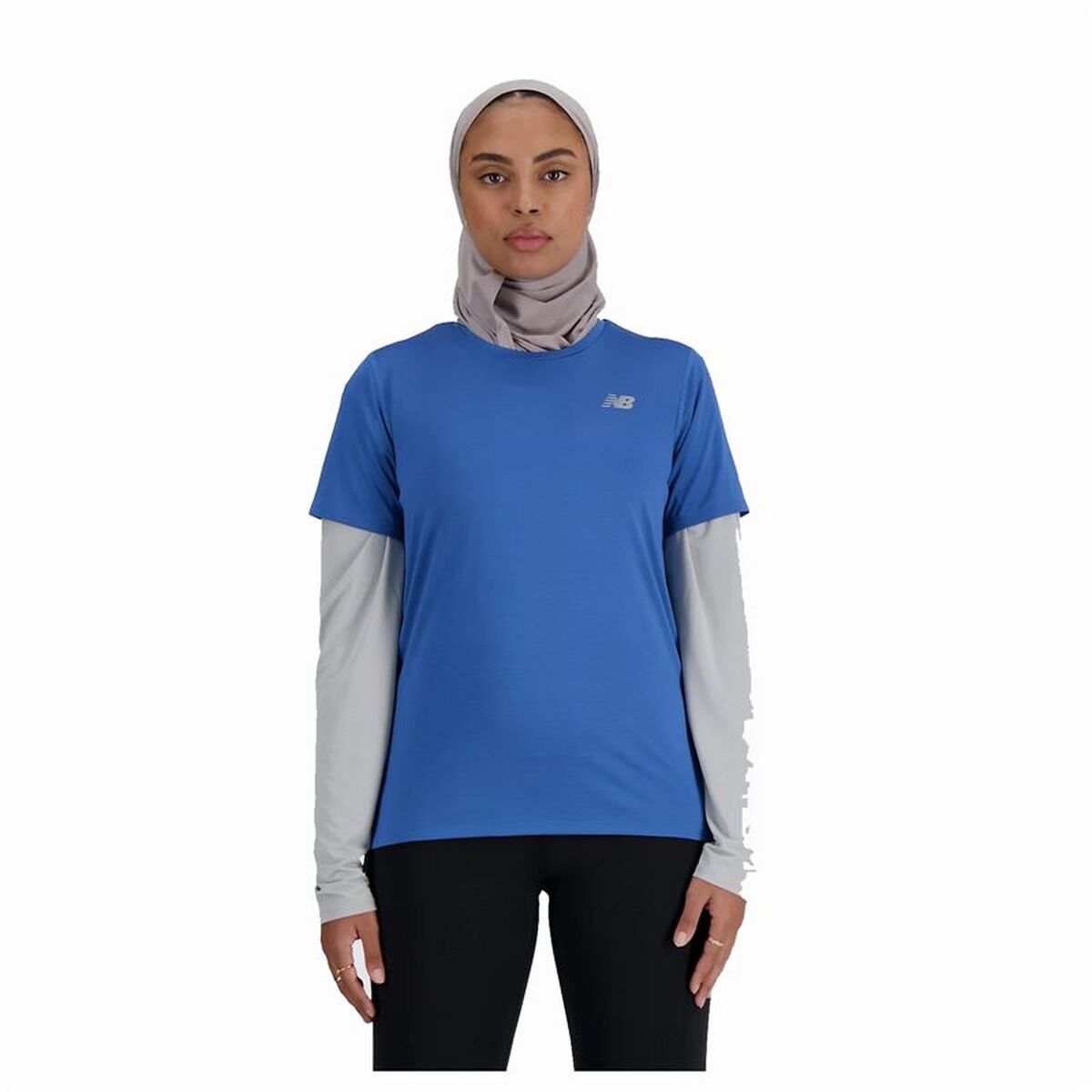 Dames-T-Shirt met Korte Mouwen New Balance