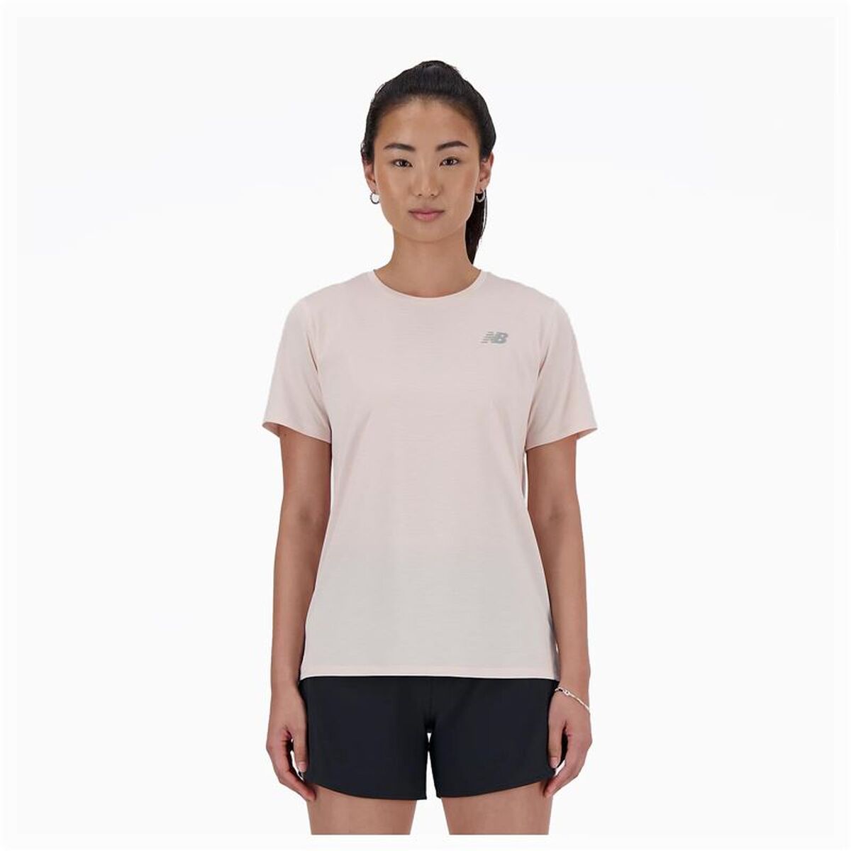 Dames-T-Shirt met Korte Mouwen New Balance