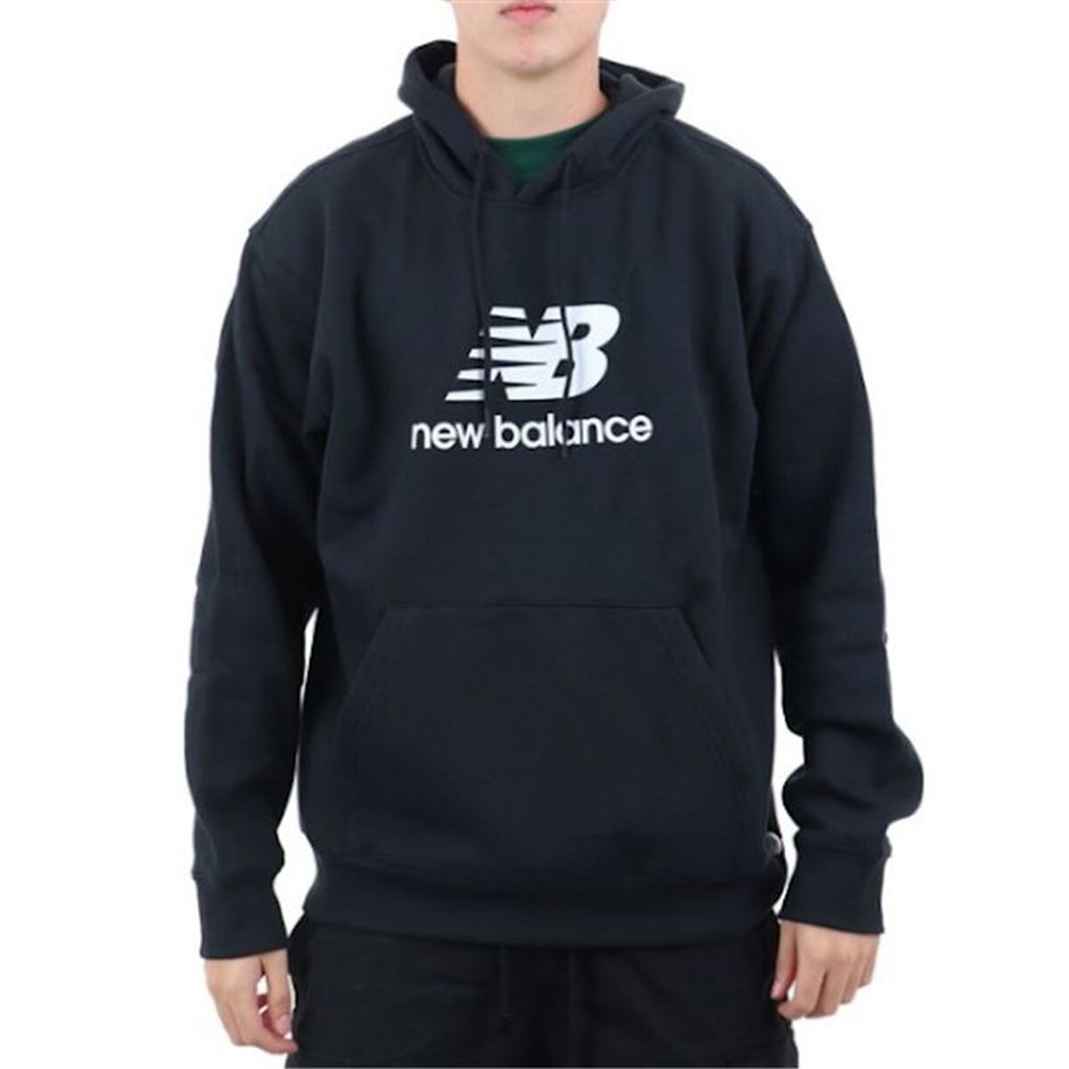 Herenhoodie New Balance Sport Essentials Fleece Logo