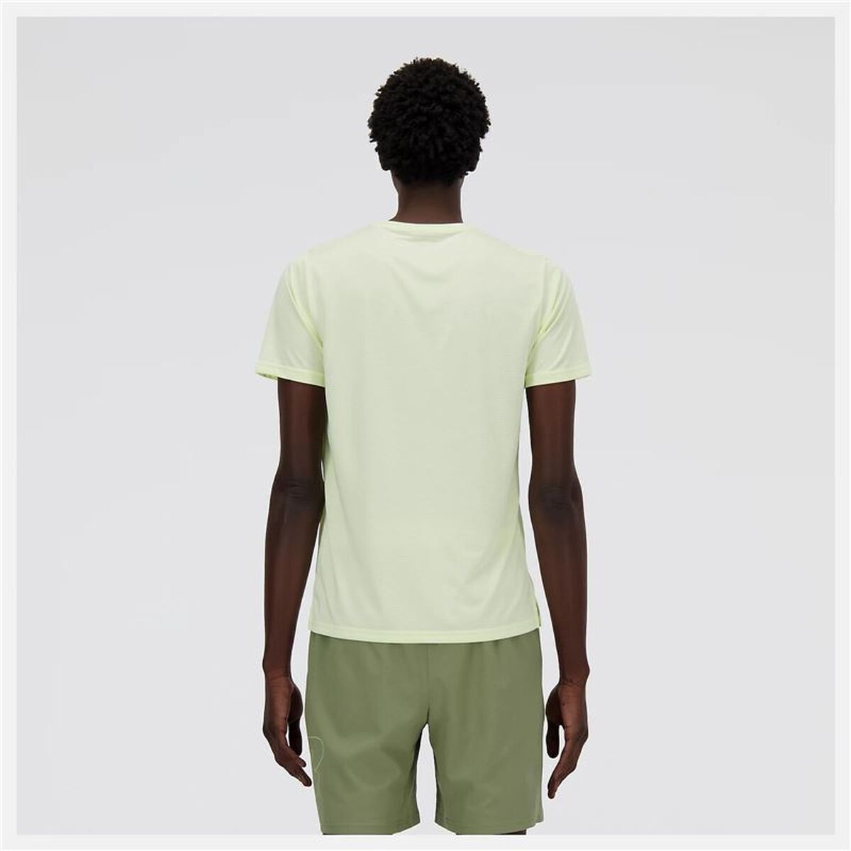 Heren-T-Shirt met Korte Mouwen New Balance Sport Essentials Citroen