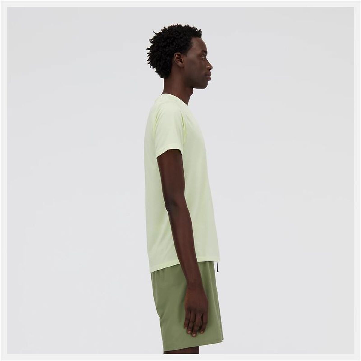Heren-T-Shirt met Korte Mouwen New Balance Sport Essentials Citroen