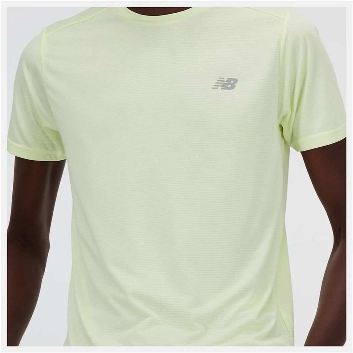 Heren-T-Shirt met Korte Mouwen New Balance Sport Essentials Citroen