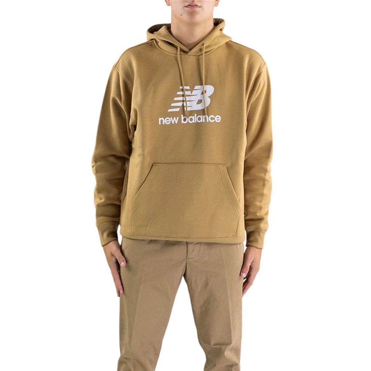 Herenhoodie New Balance Sport Essentials Fleece Logo