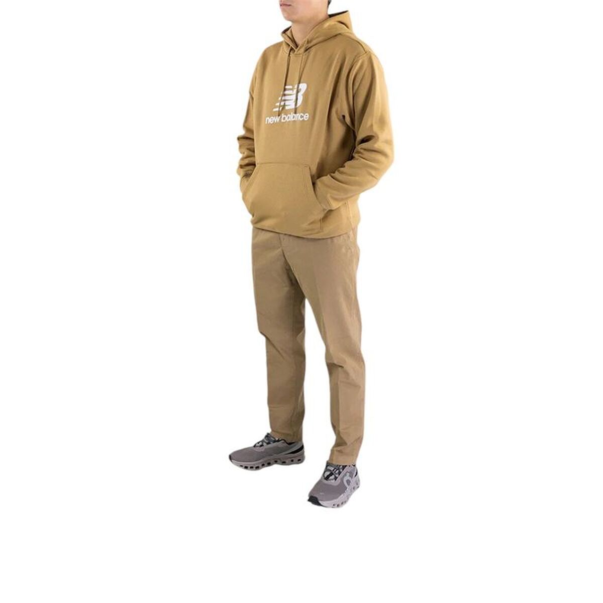 Herenhoodie New Balance Sport Essentials Fleece Logo
