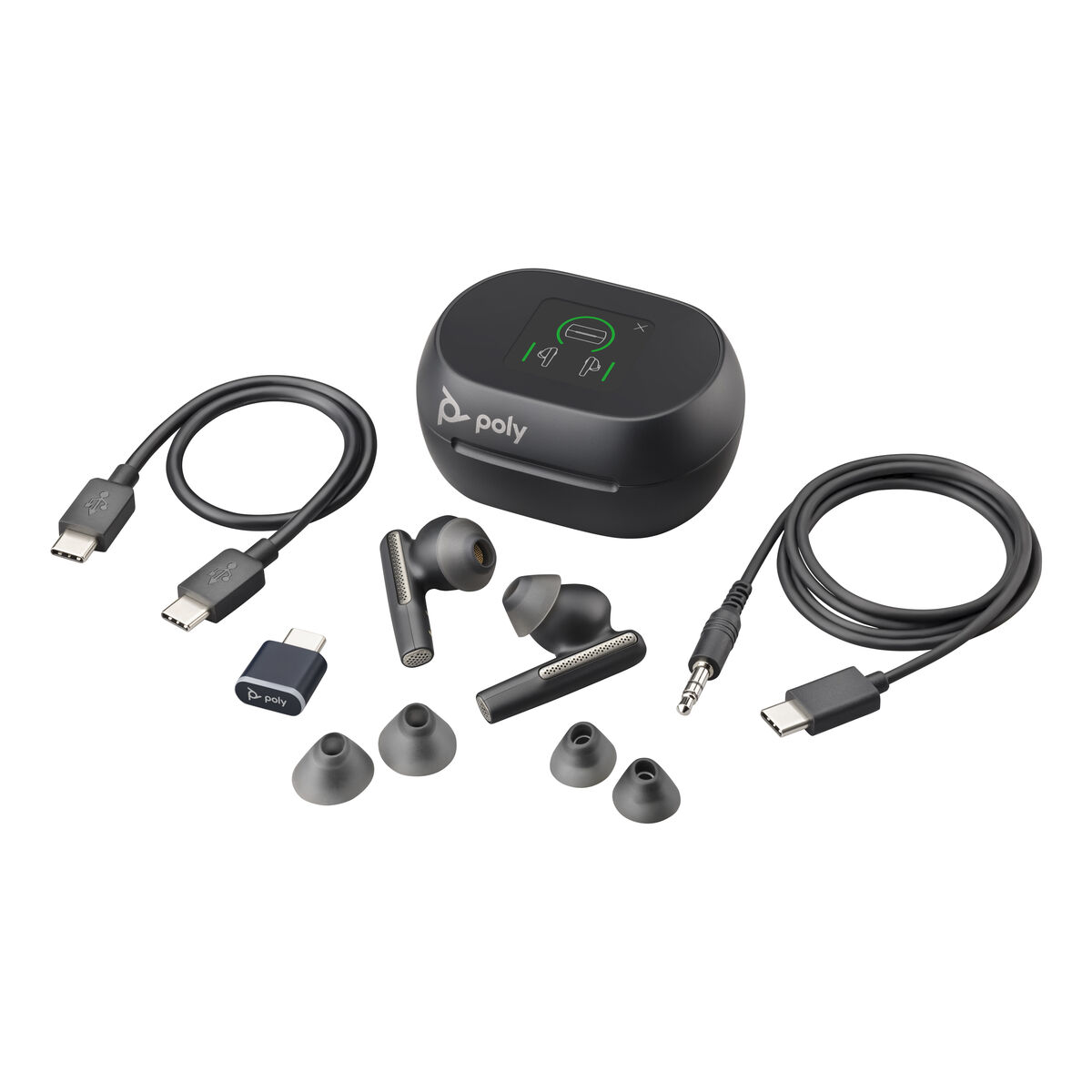 Afbeeldingen van In-ear Bluetooth Headphones Poly Voyager Free 60+ UC Black