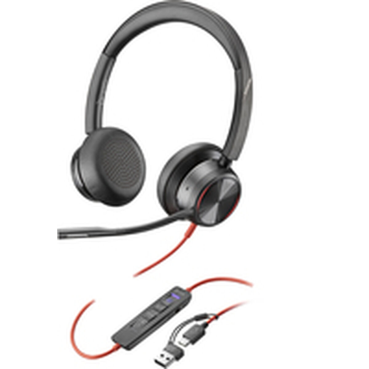 Picture of Headphones with Microphone Poly 8X225AA Black