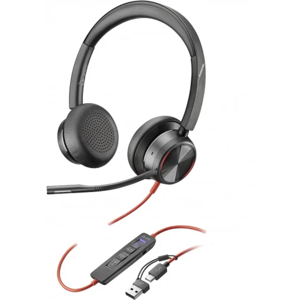 Bild von Headphones with Microphone Poly 8X225AA Black