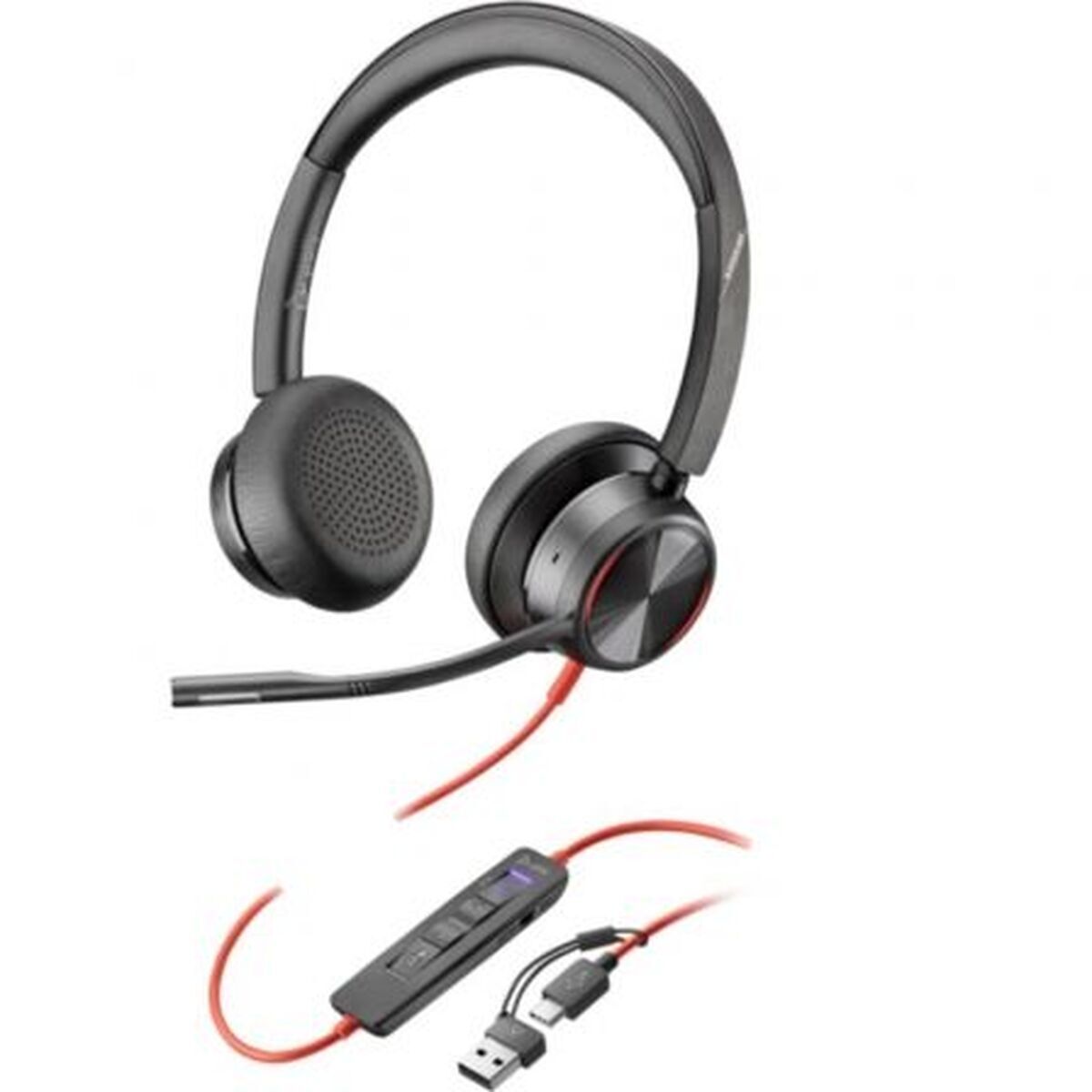 Bild von Headphones with Microphone Poly 8X225AA Black