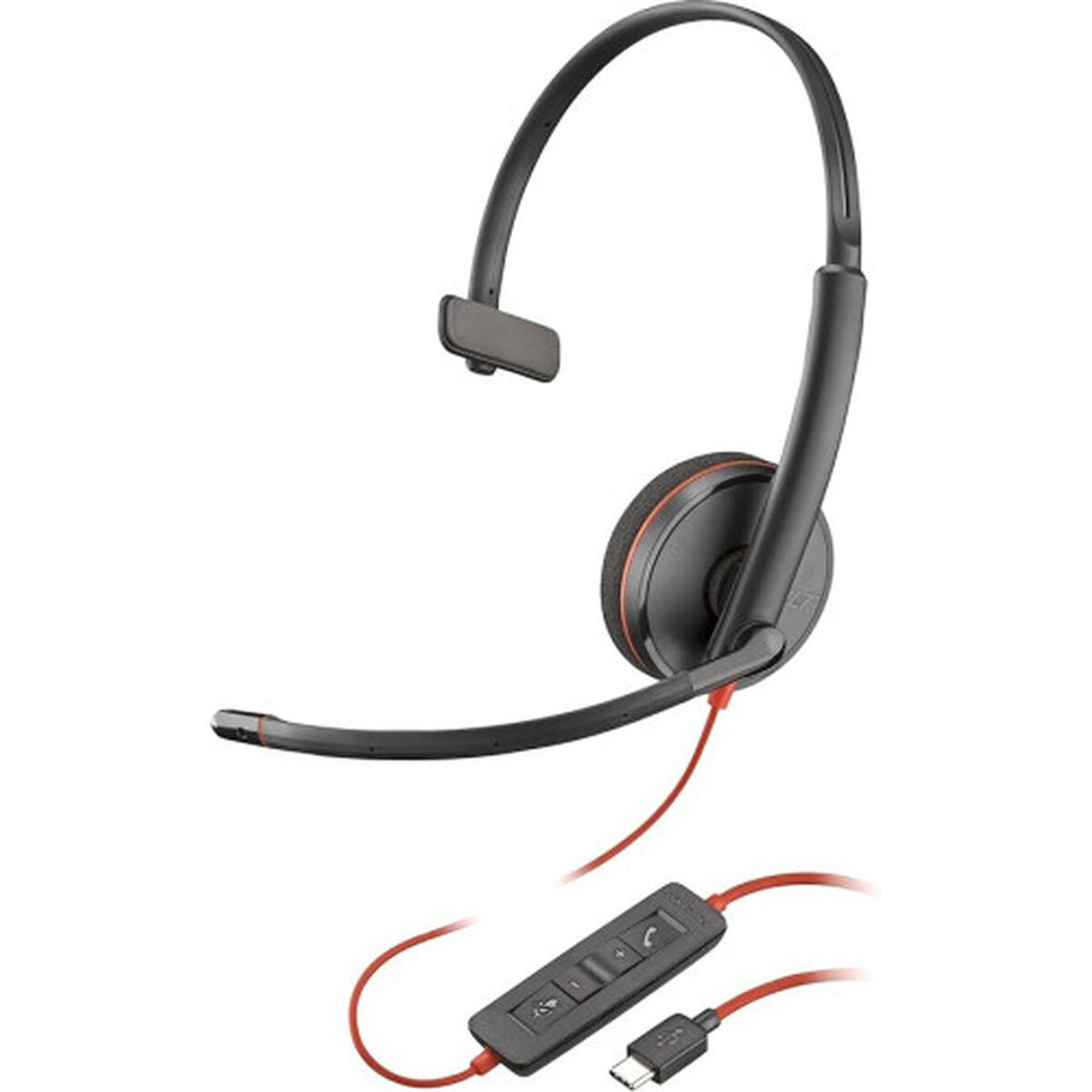 Bild von Headphones with Microphone Poly 8X214A6 Black