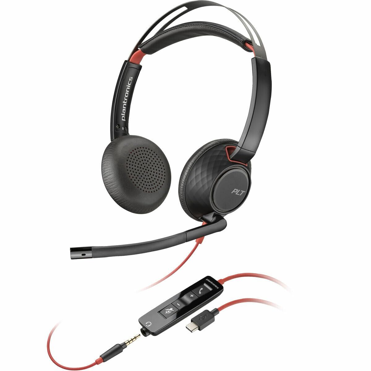 Picture of Headphones with Microphone Poly Blackwire 5220 Black