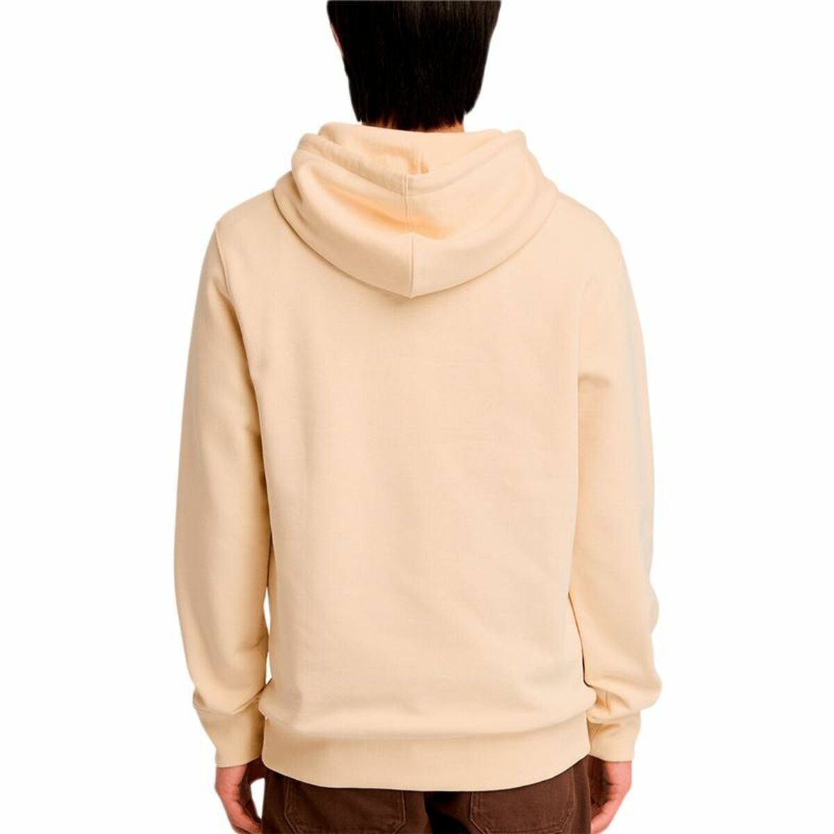 Mens Hoodie Timberland Kennebec River Linear Logo Beige