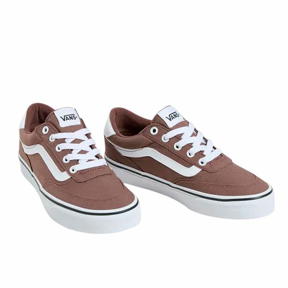 Image secondaire de Chaussures de sport pour femme Vans Brooklyn Ls Cnvs Deept Marron