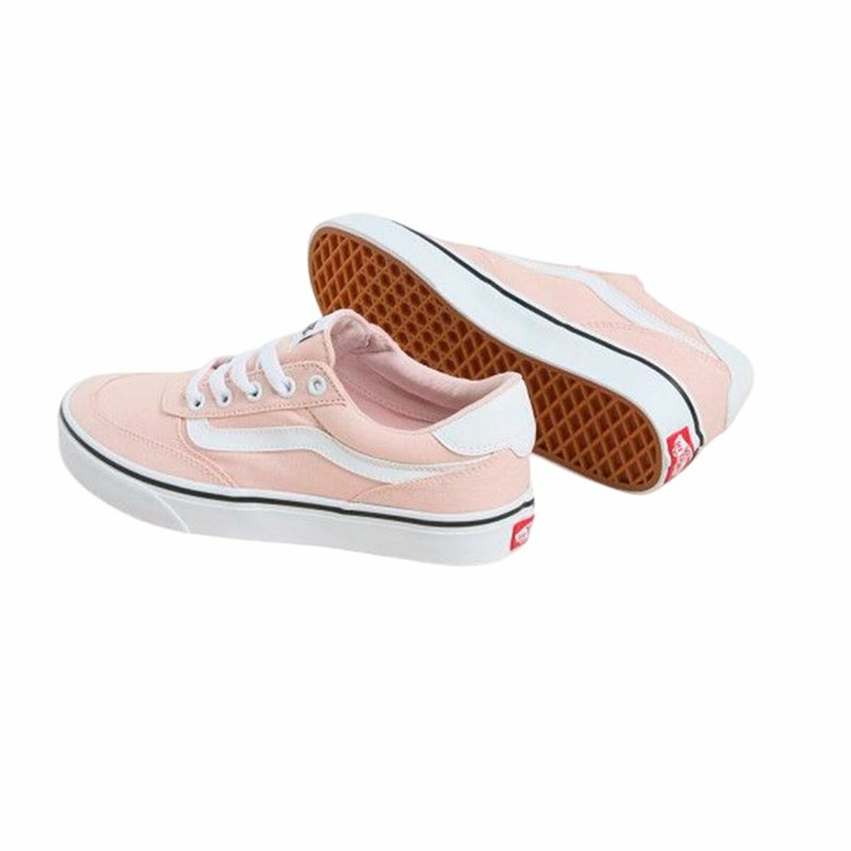Image secondaire de Chaussures de sport pour femme Vans Brooklyn Ls Cnvs Lbwrs Rose