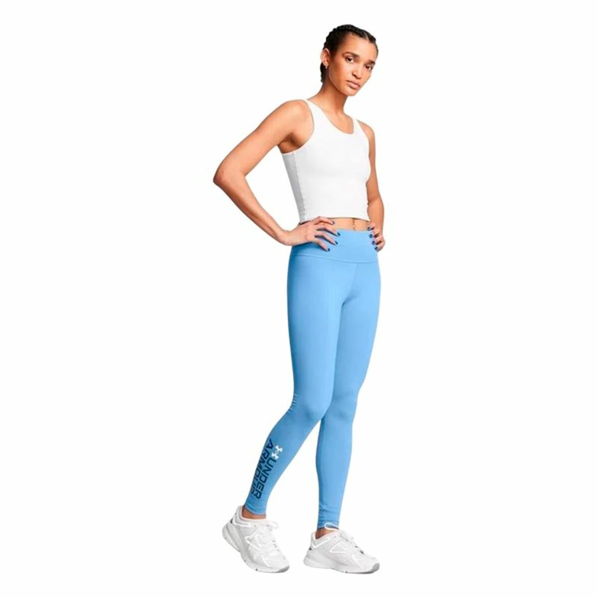 Sport leggings for Women Under Armour Campus Graphic Blue Indigo