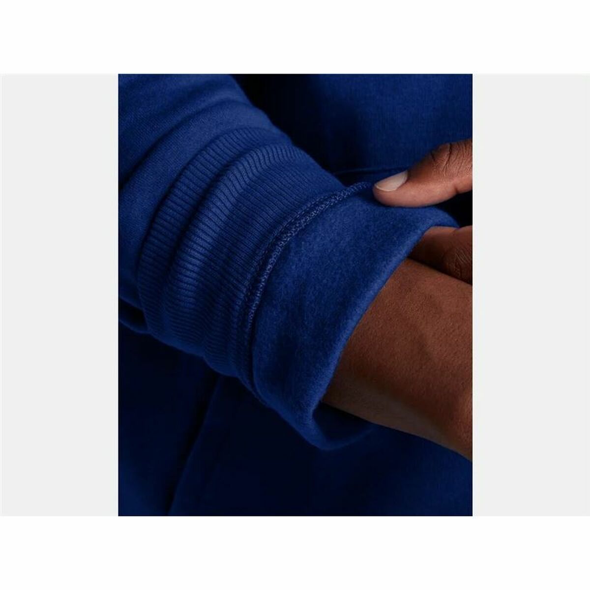 Mens Hoodie Under Armour Rival Fleece Fz Blue