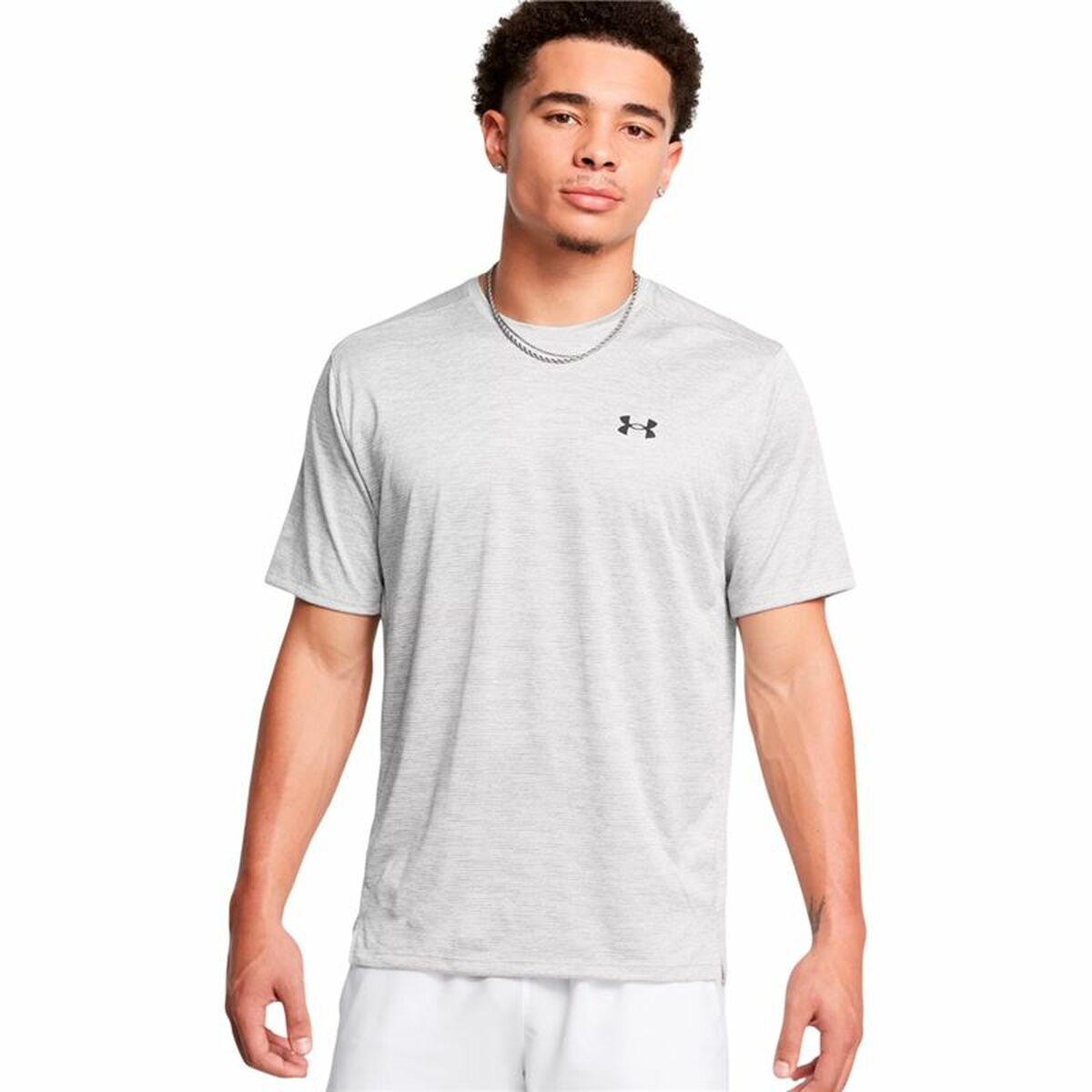 T-shirt à manches courtes homme Under Armour Tech Vent Ss Gris clair