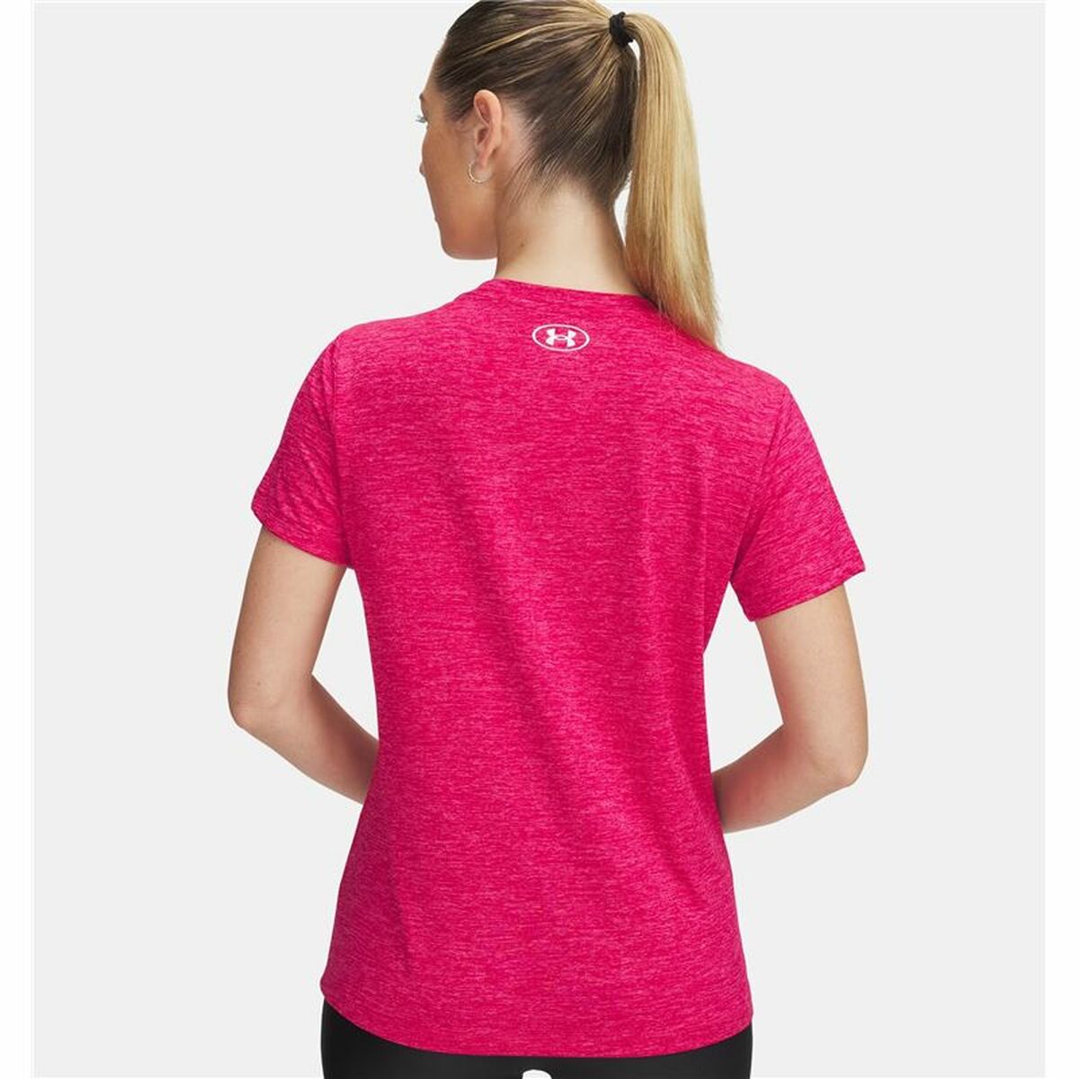 Image secondaire de T-shirt à manches courtes homme Under Armour Tech Ssc- Twist Rose