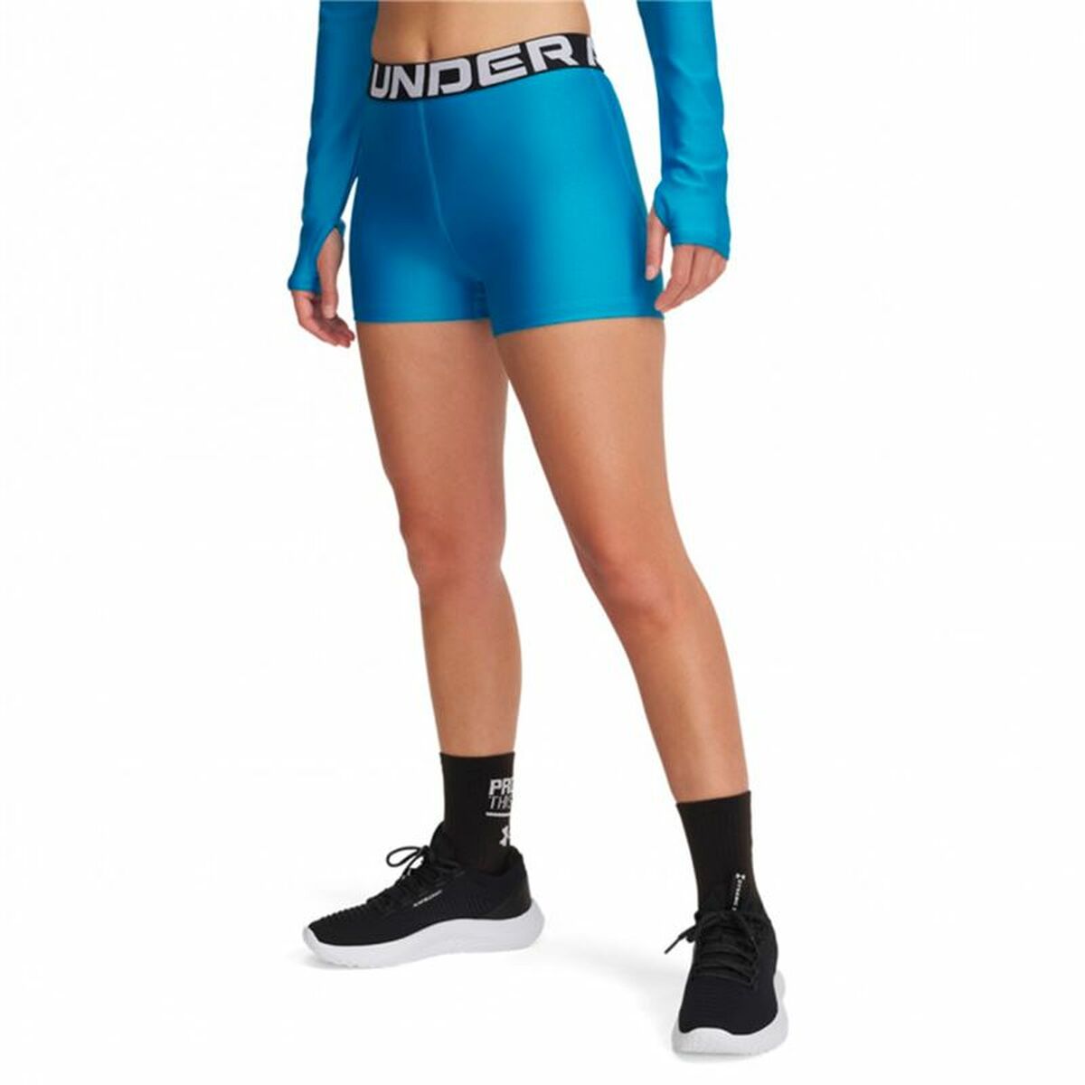 Leggings de Sport pour Femmes Under Armour Hg Shorty Bleu Indigo
