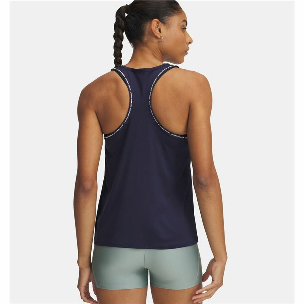 Image secondaire de Maillot de Corps sans Manches pour Femme Under Armour Tech Blue marine (S)