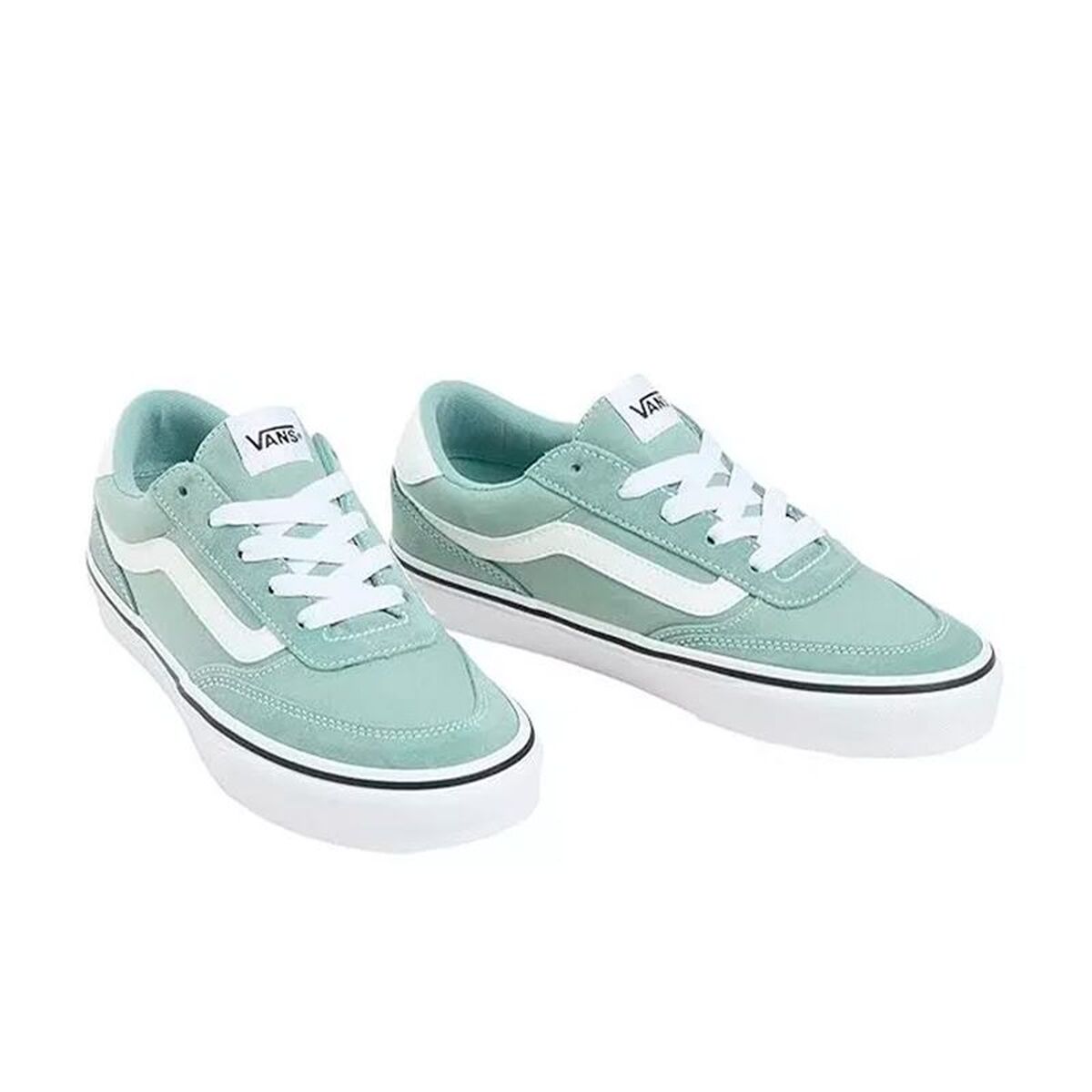 Dames casual sneakers Vans Brooklyn Ls Sucv Icebe Licht Blauw