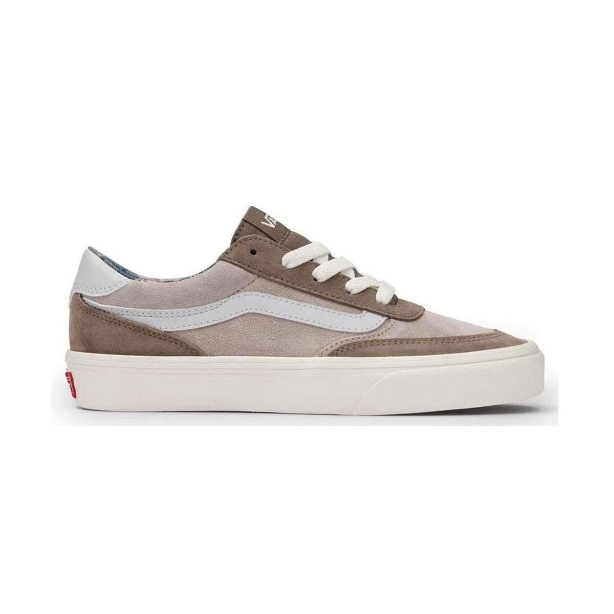 Dames casual sneakers Vans Brooklyn Ls Outd Wrmtp Beige