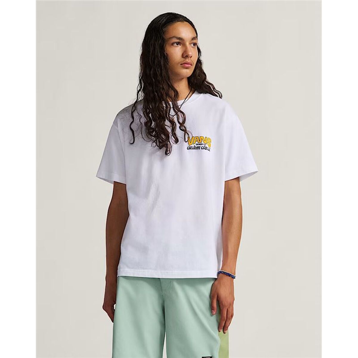 Mens Short Sleeve T-Shirt Vans VN000M60FLB1 White