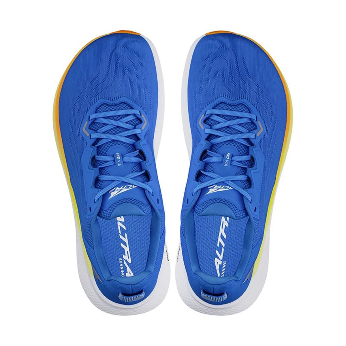 Hardloopschoenen voor Volwassenen Altra Fwd Via Geel Blauw