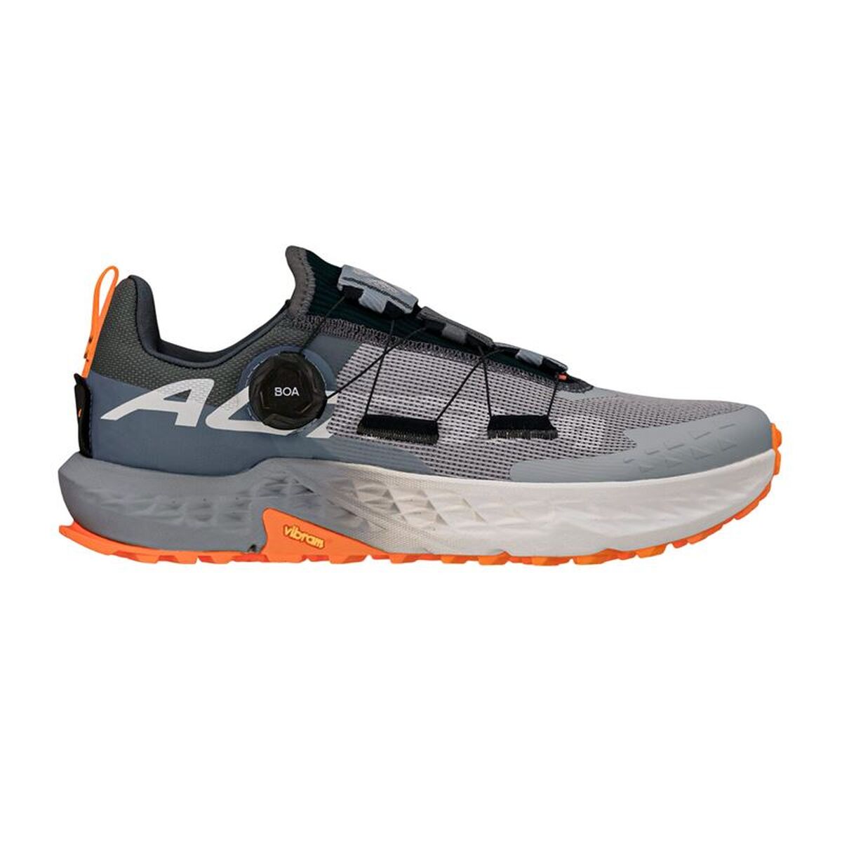 Heren trail hardloopschoenen (berglopen) Altra Timp 5 Boa Lichtgrijs