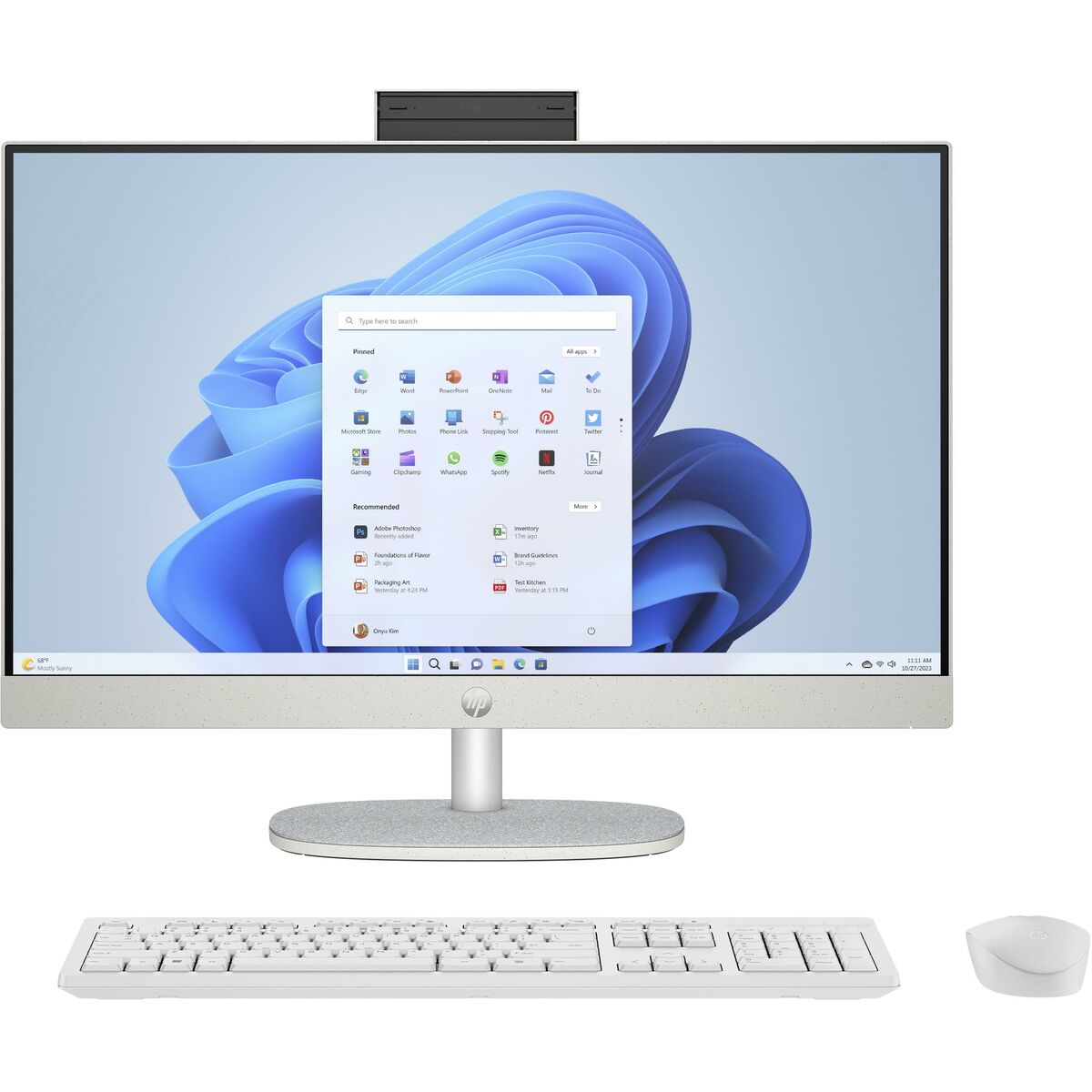 Afbeeldingen van All in One HP 24 CR0091NS I7 1355U 16 GB RAM 512 GB SSD 23,8" Intel Core i7-1355U