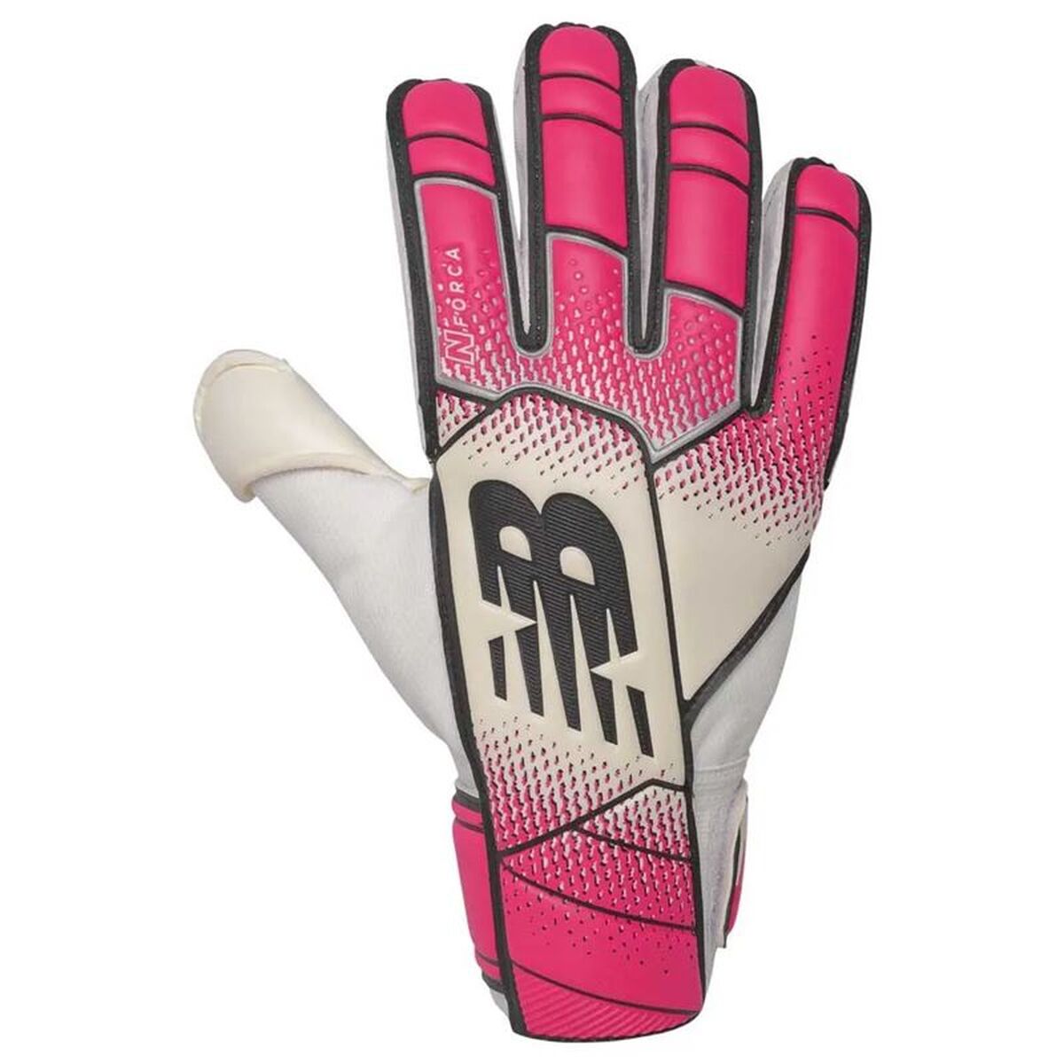 Keeperhandschoenen New Balance Nforca Wit Roze Volwassenen