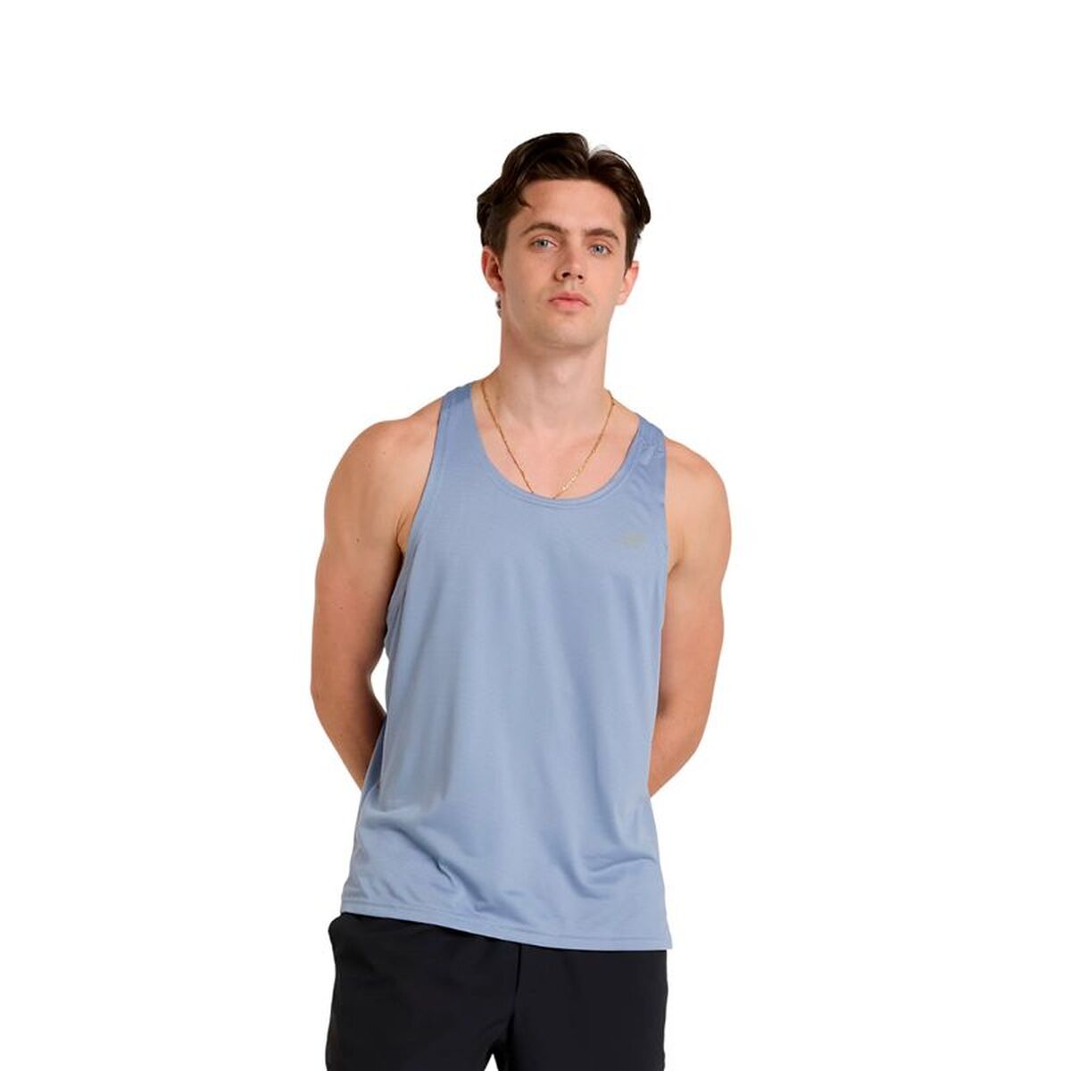 Tank Top Heren New Balance Sport Essentials Singlet Indigo