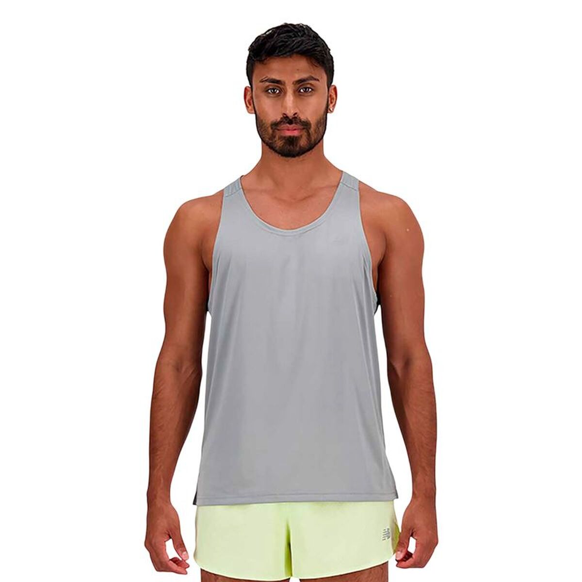 Tank Top Heren New Balance Sport Essentials Singlet Grijs