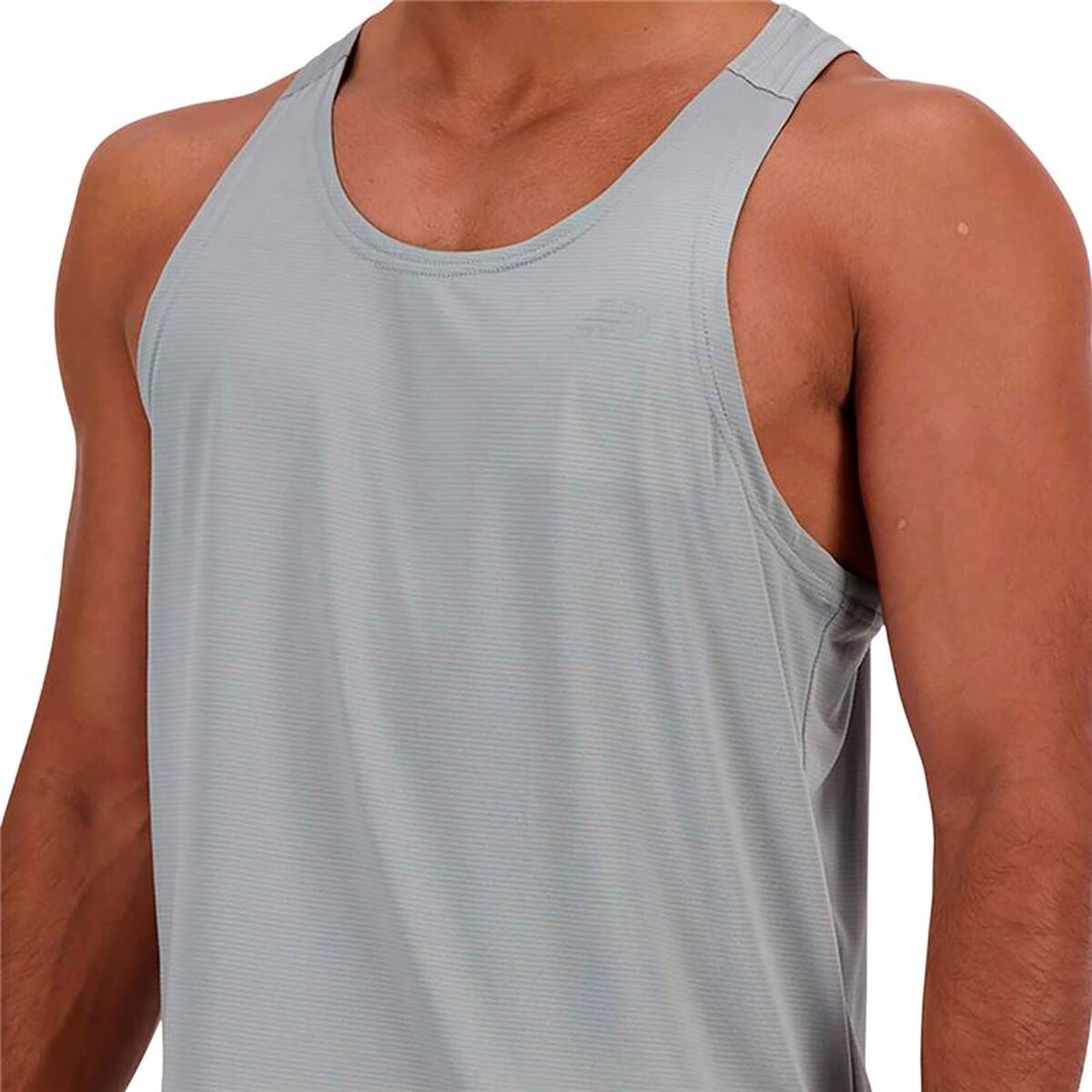 Tank Top Heren New Balance Sport Essentials Singlet Grijs