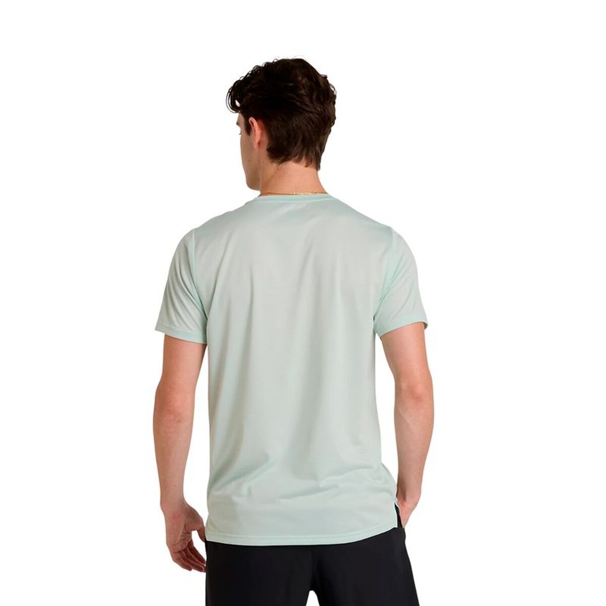 Heren-T-Shirt met Korte Mouwen New Balance Sport Essentials Licht Blauw