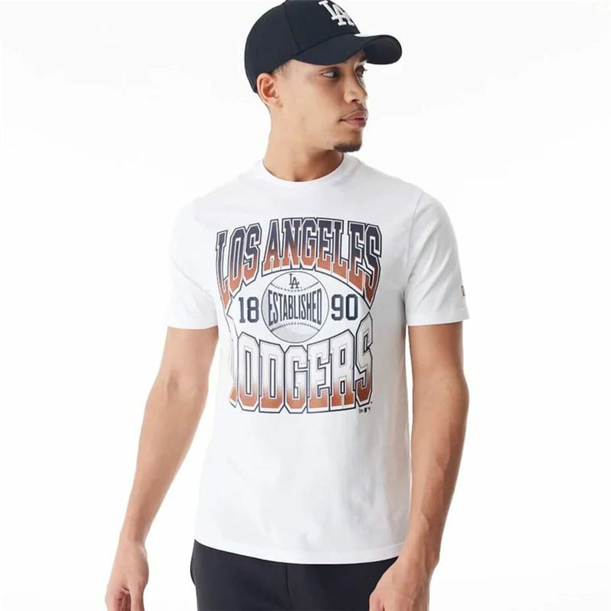 Heren-T-Shirt met Korte Mouwen New Era