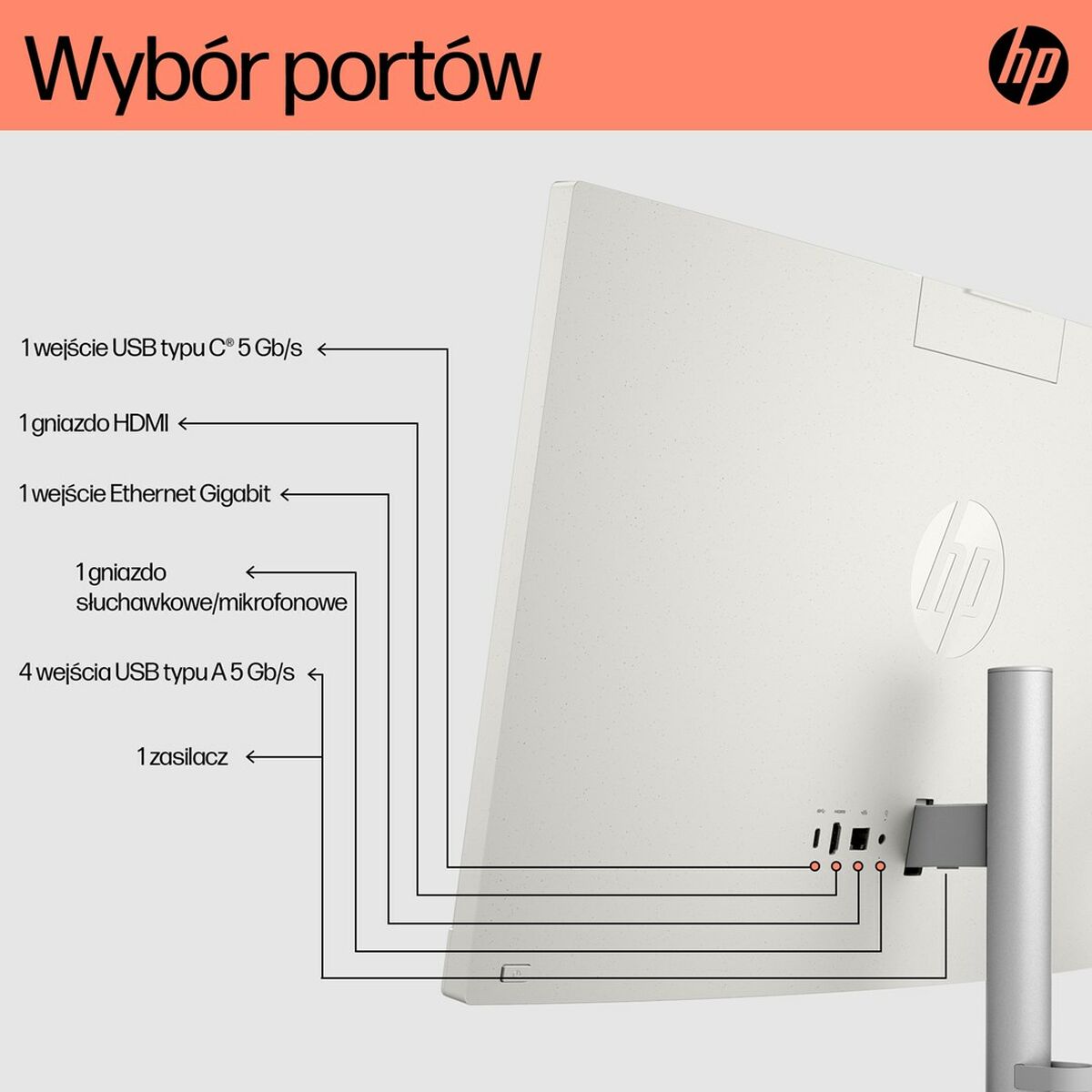Afbeeldingen van All in One HP 9U2K2EA 23,8" AMD Ryzen 7 7730U AMD RYZEN™ 7 7730U 16 GB RAM 512 GB SSD
