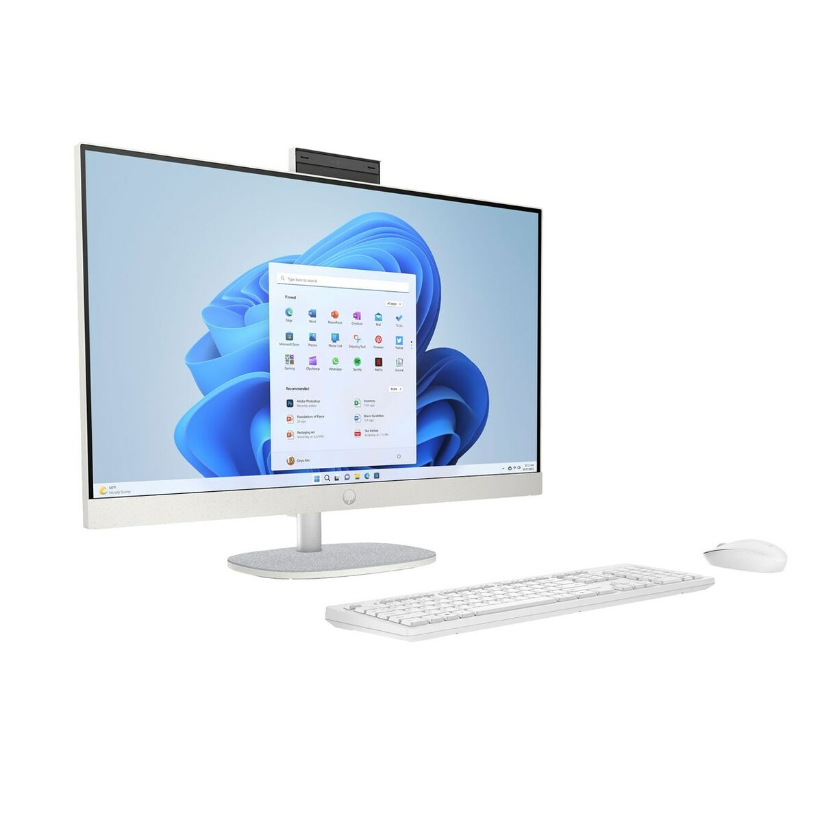 Image secondaire de Tout en Un HP 9U2K5EA 27" AMD Ryzen 5 7520U 16 GB RAM 512 GB SSD