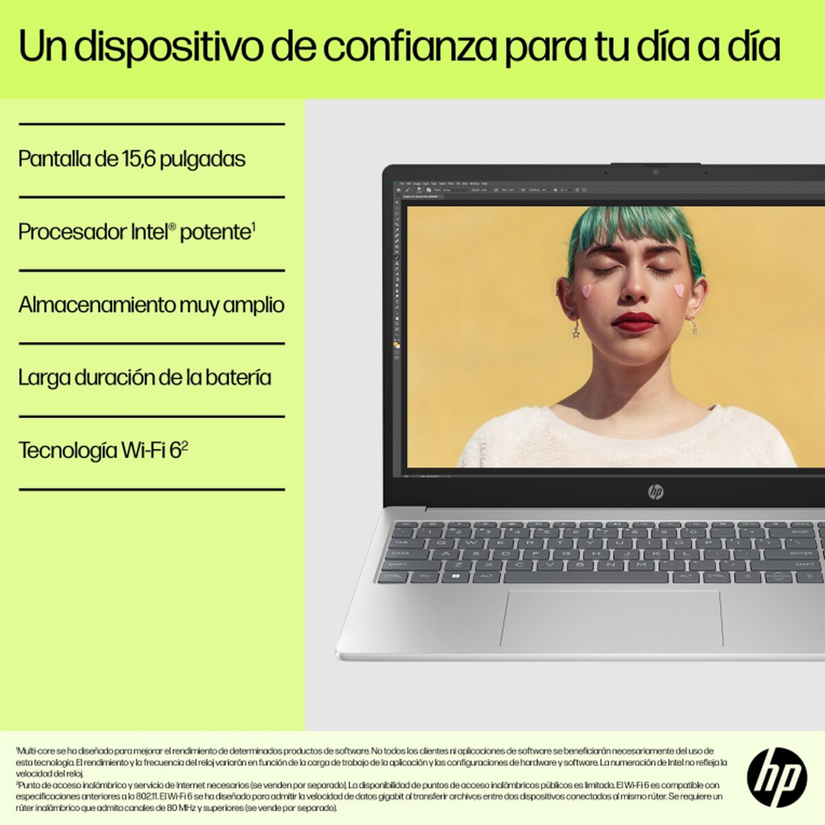 Afbeeldingen van Laptop HP 15-fd0035ns 15" 8 GB RAM 256 GB Intel Core i3 N305