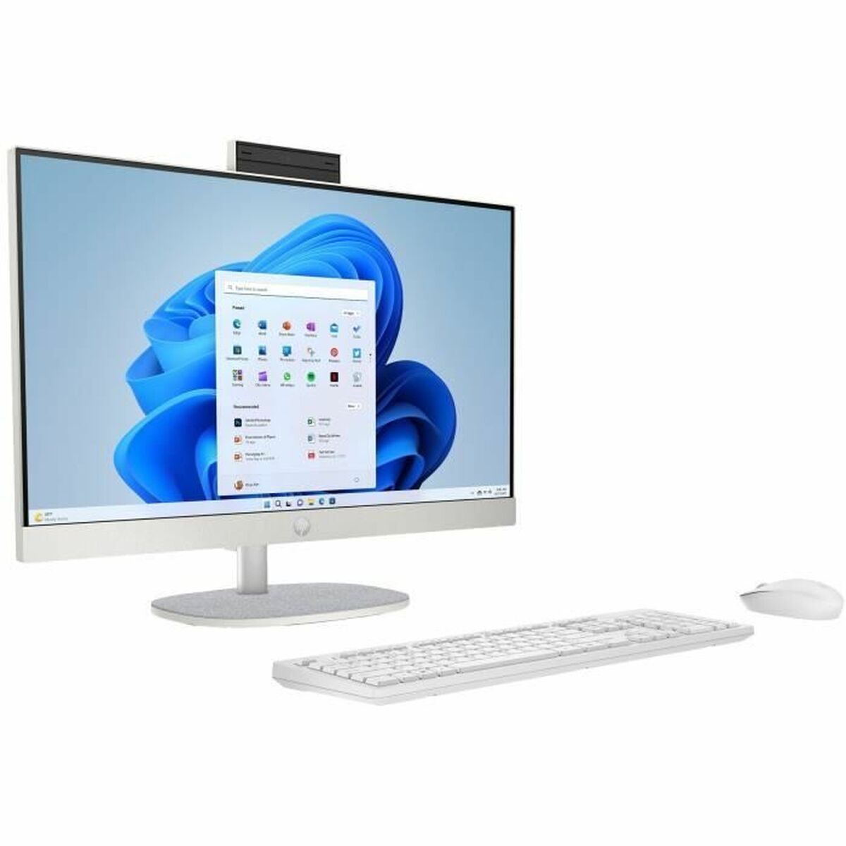 Afbeeldingen van All in One HP 24-cr0067nf 16 GB RAM 23,8" AMD Ryzen 5 7520U 512 GB SSD