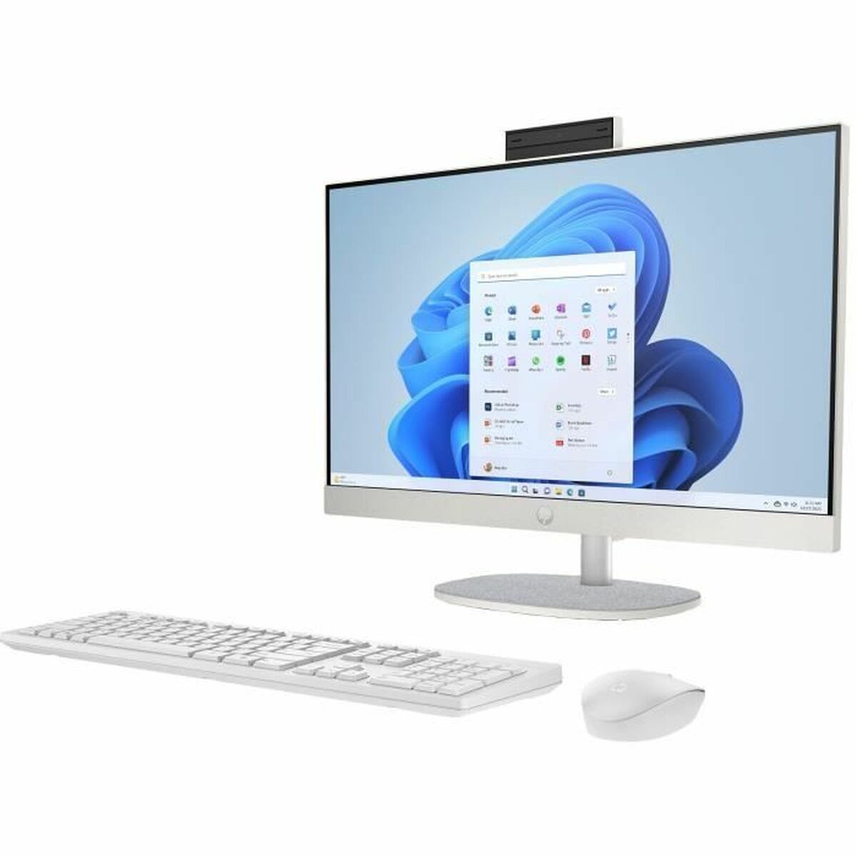 Afbeeldingen van All in One HP 24-cr0067nf 16 GB RAM 23,8" AMD Ryzen 5 7520U 512 GB SSD