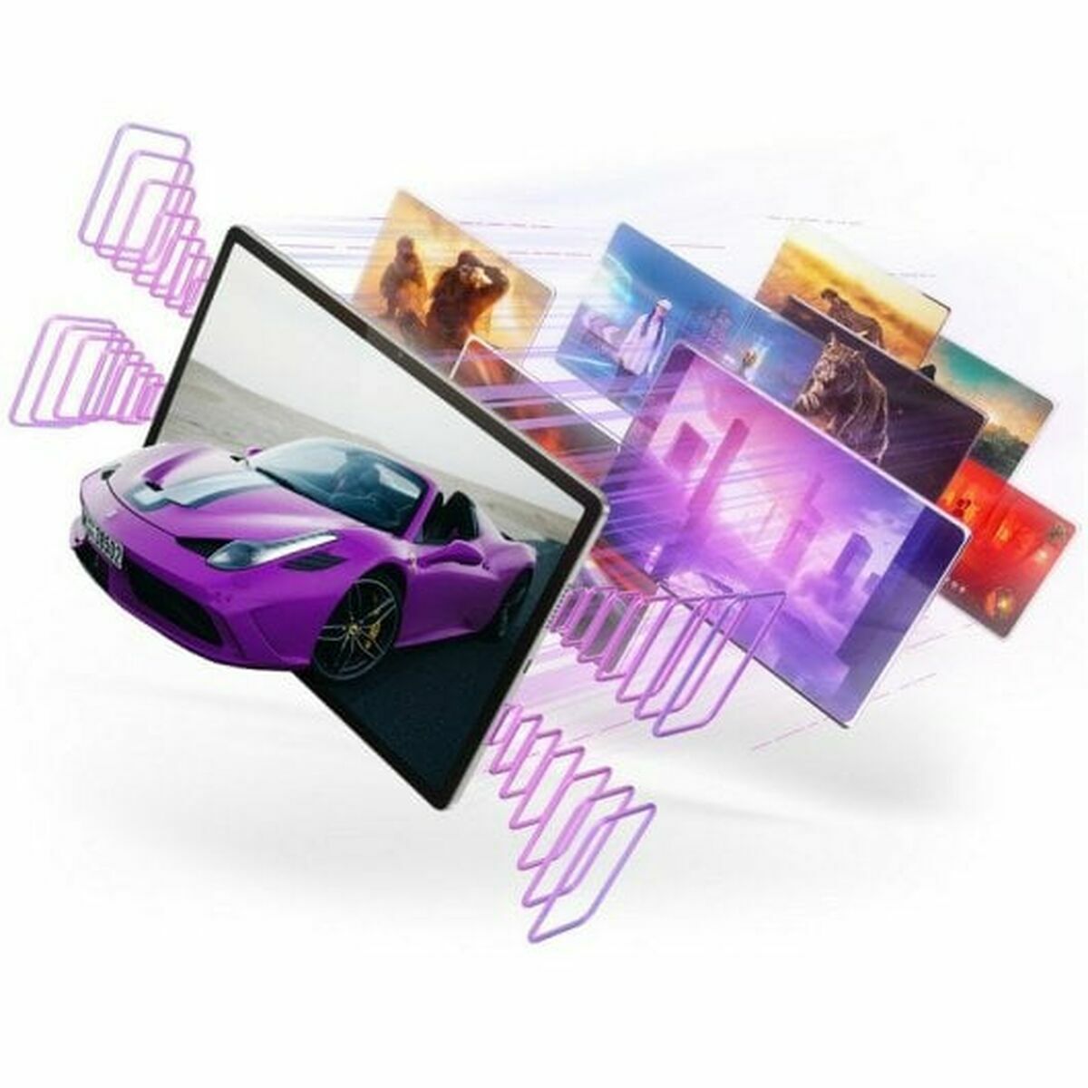 Picture of Tablet Lenovo ZAE40074ES Grey