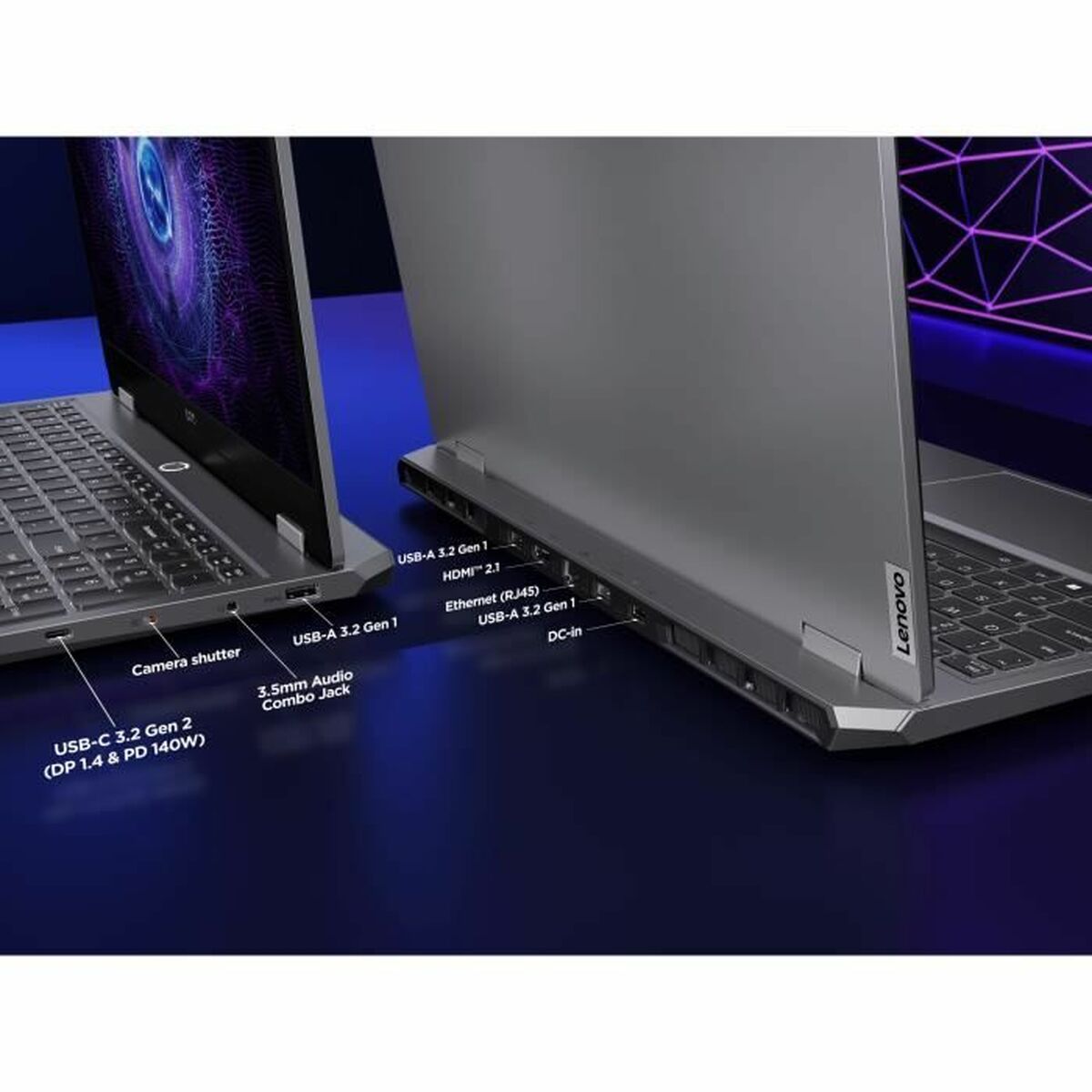 Afbeeldingen van Laptop Lenovo LOQ 15IAX9 15" i5-12450H 512 GB SSD Nvidia Geforce RTX 4050