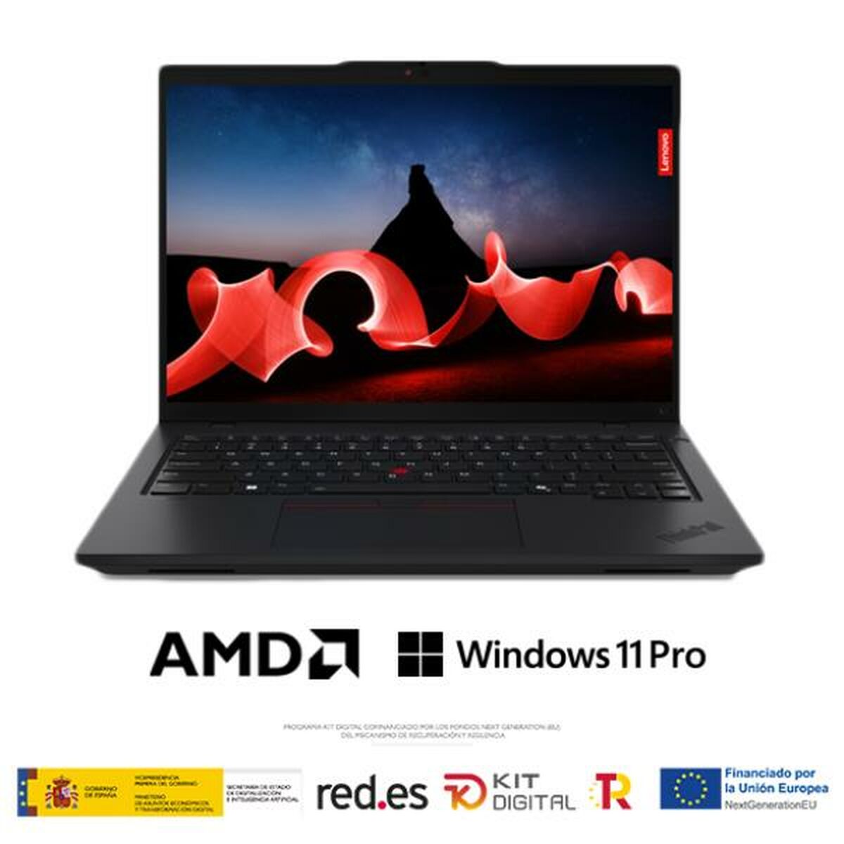Afbeeldingen van Laptop Lenovo TP L14 14" amd ryzen 5 7535U 16 GB RAM 512 GB SSD Spanish Qwerty